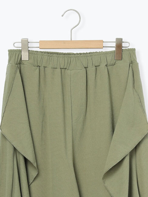 Samansa Mos2「カットクレープフリルワイドパンツ」|その他|