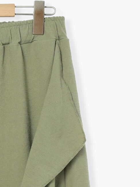 Samansa Mos2「カットクレープフリルワイドパンツ」|その他|