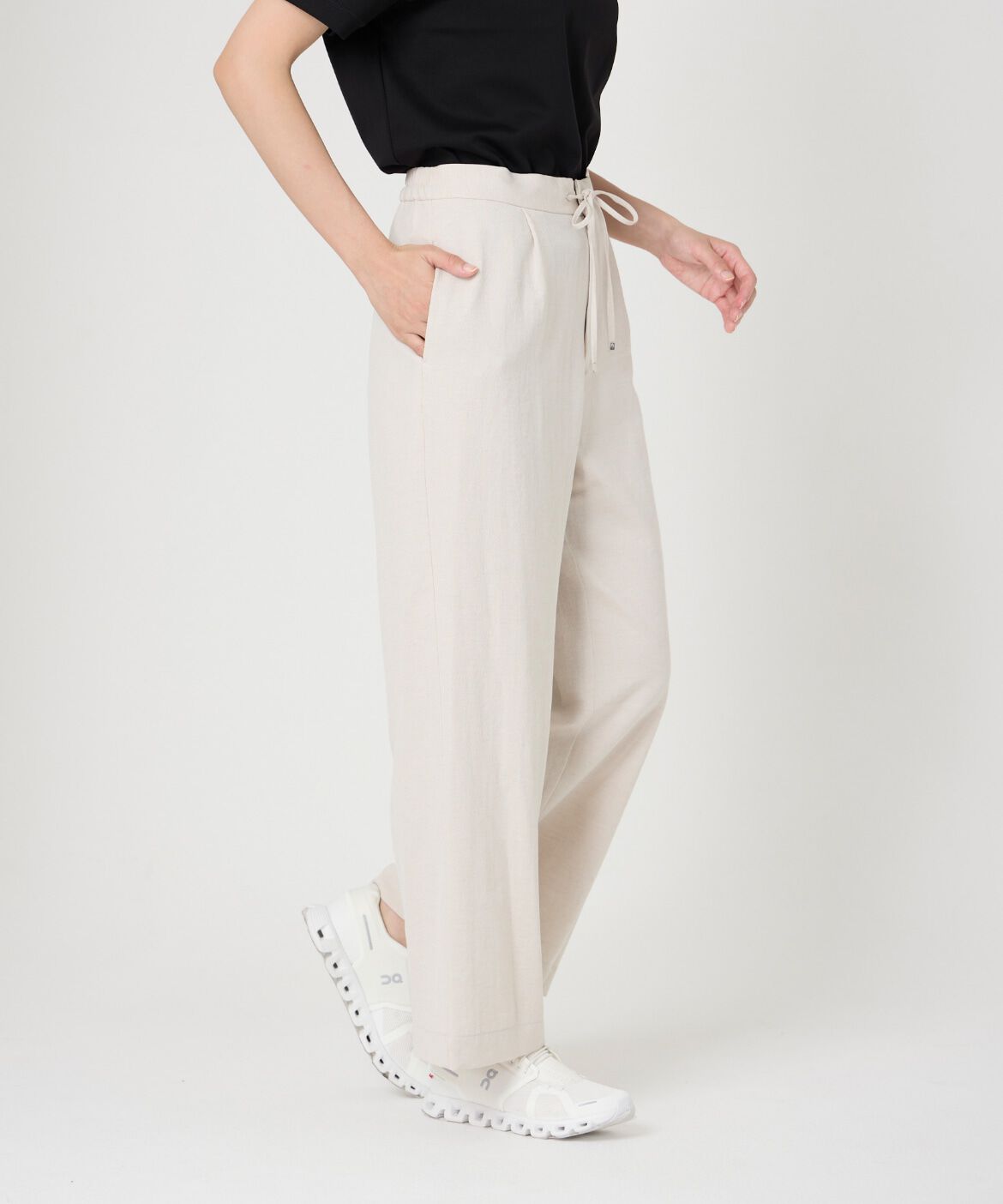 DAY by DAY it&rsquo;s international「麻混ワンタックイージーパンツ」|その他|