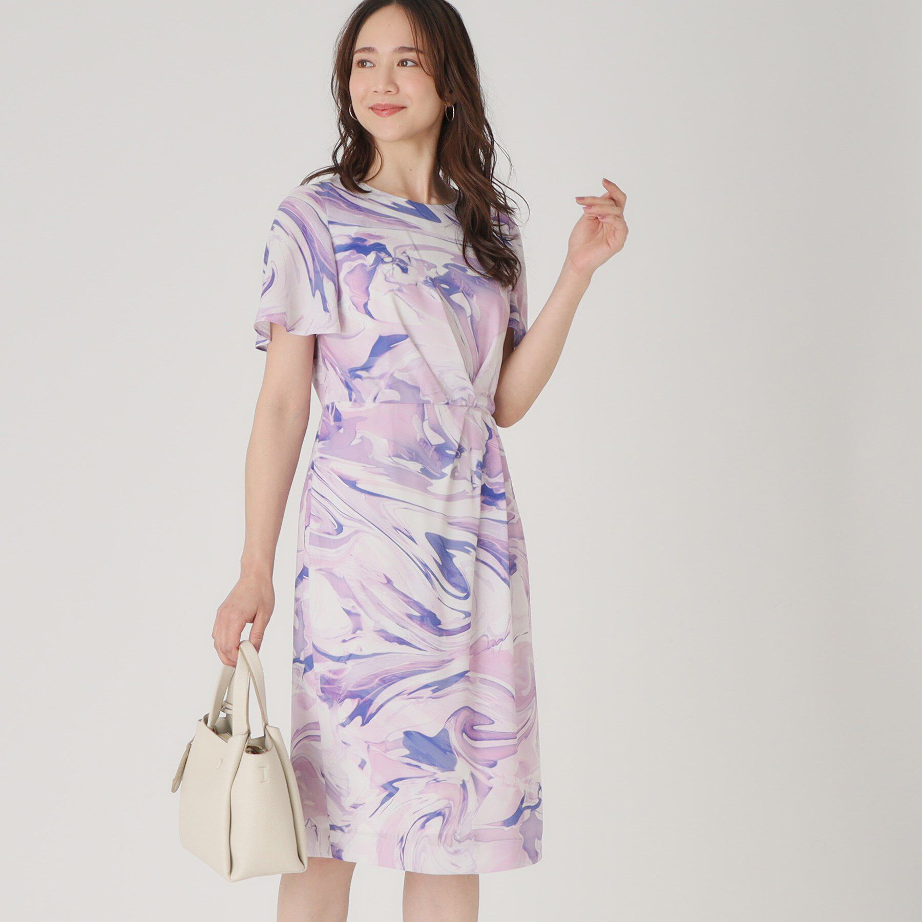 COUP DE CHANCE「【洗える／日本製】柄ワンピース」|ワンピース|