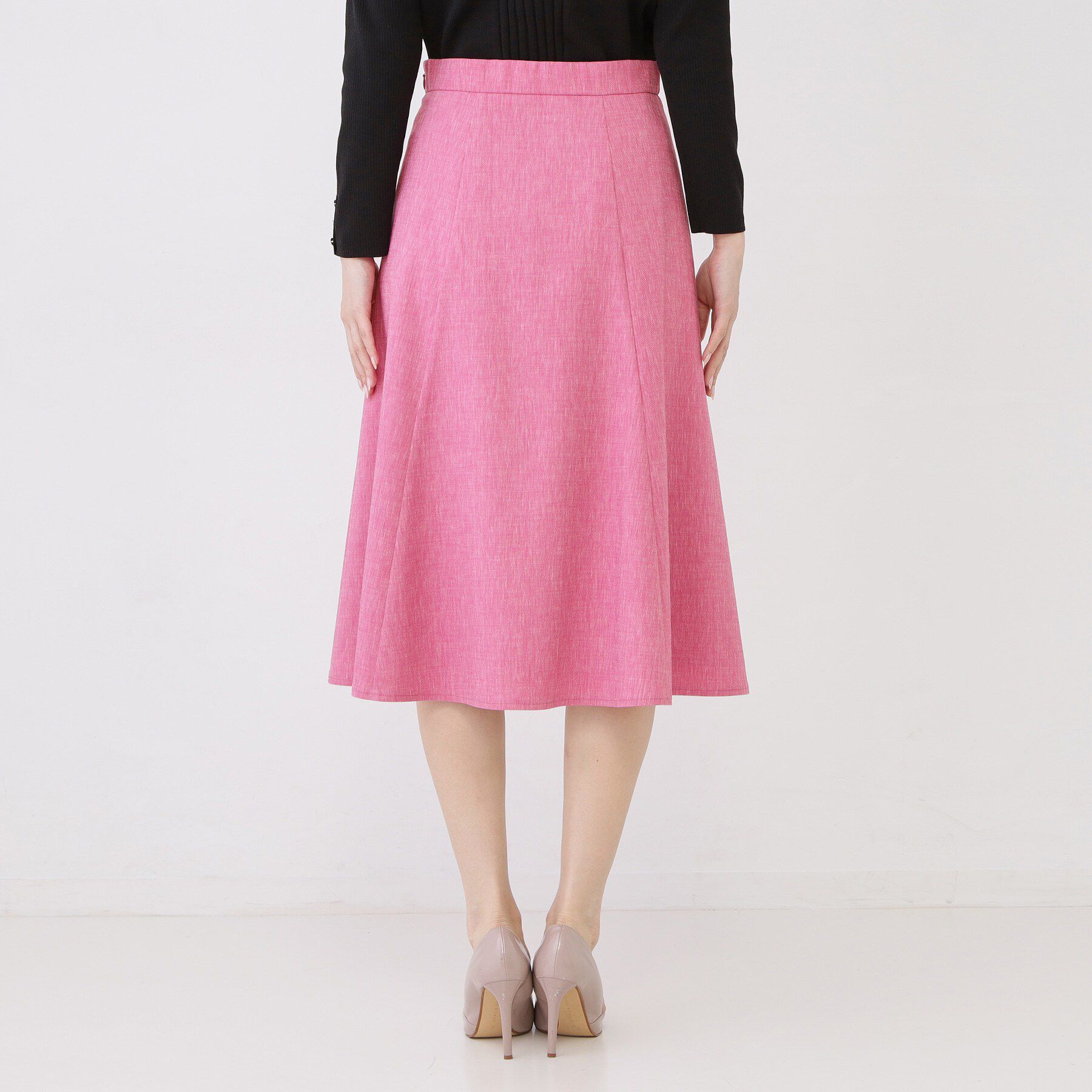 COUP DE CHANCE「【手洗い可／日本製】麻混フレアースカート」|スカート|