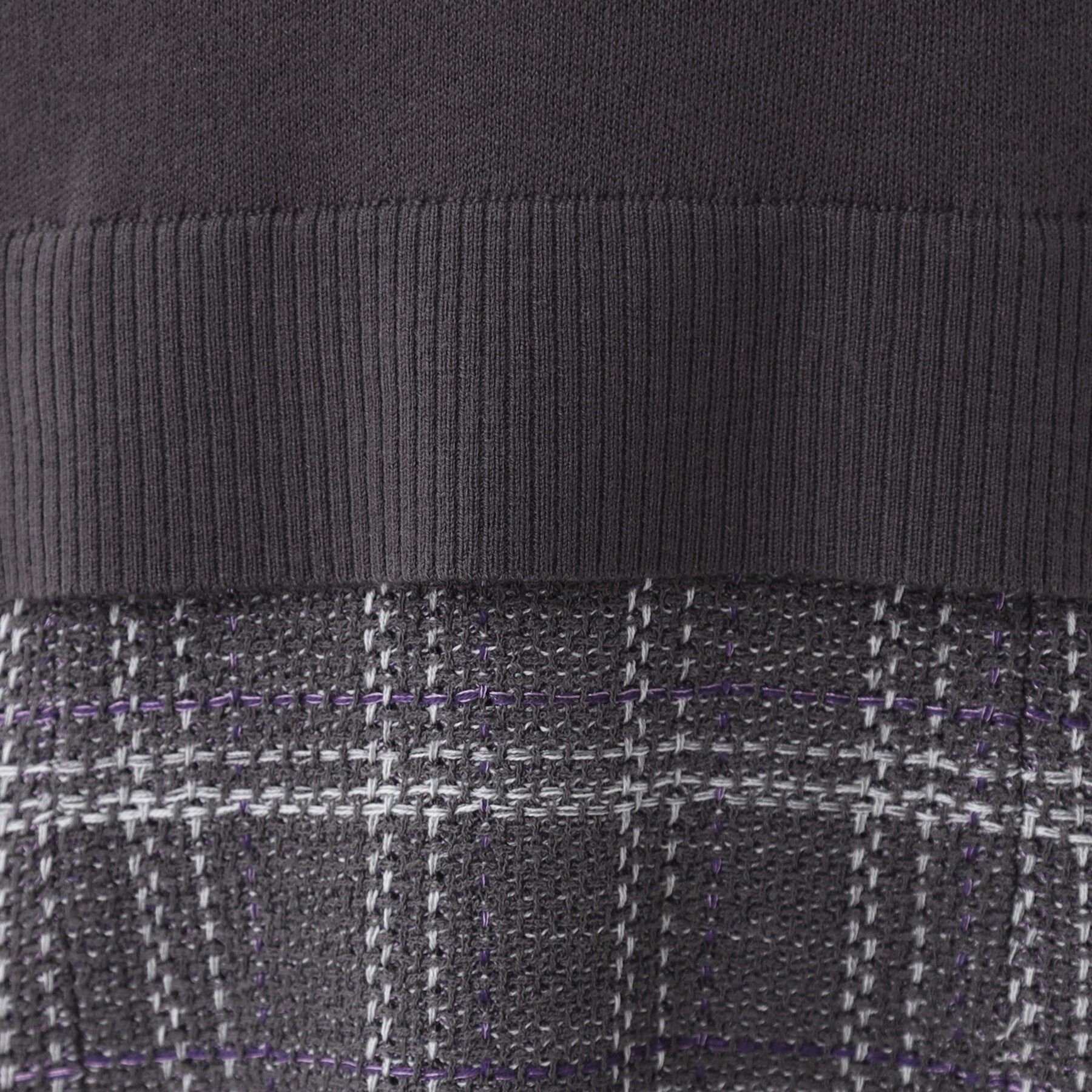 Reflect「【コートインでもすっきり◎】チェック柄ニットドッキングワンピース」|ワンピース|