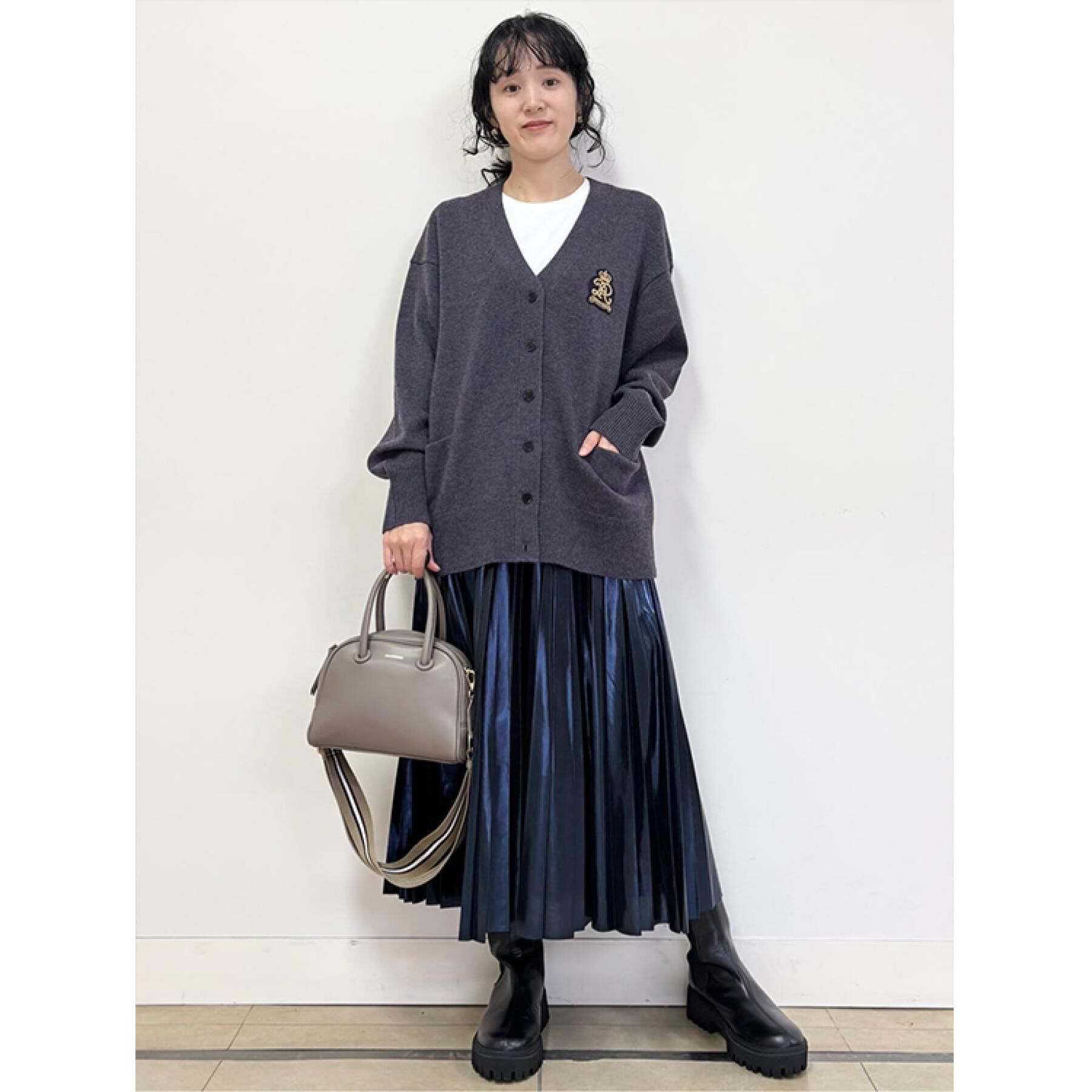 DRESSTERIOR「【洗える/ストレッチ性/オンオフ】箔プリントプリーツスカート」|スカート|