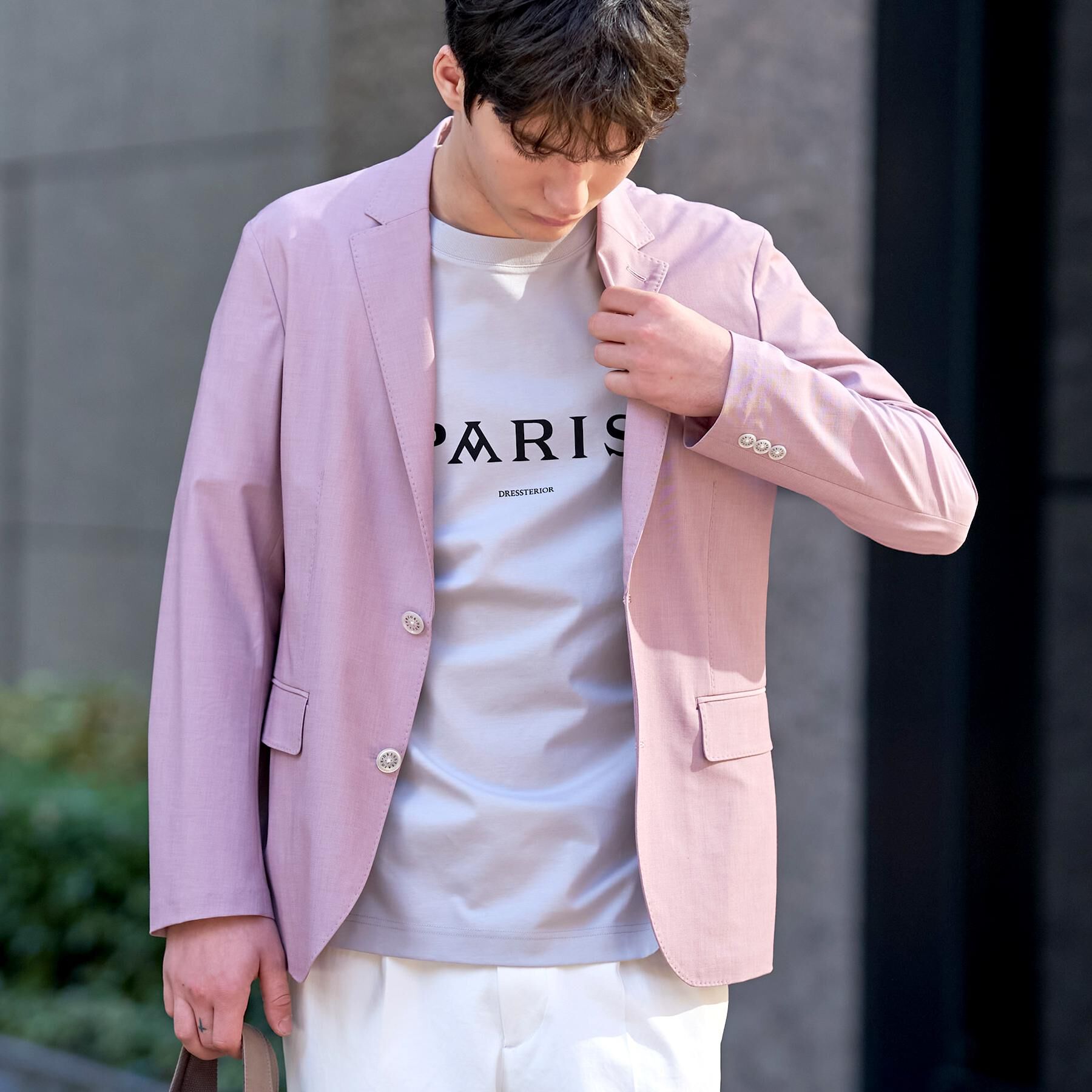 DRESSTERIOR「【セットアップ可/MonoMax4月号掲載/Safari5月号掲載】CARREMAN ストレッチジャ」|テーラードジャケット|