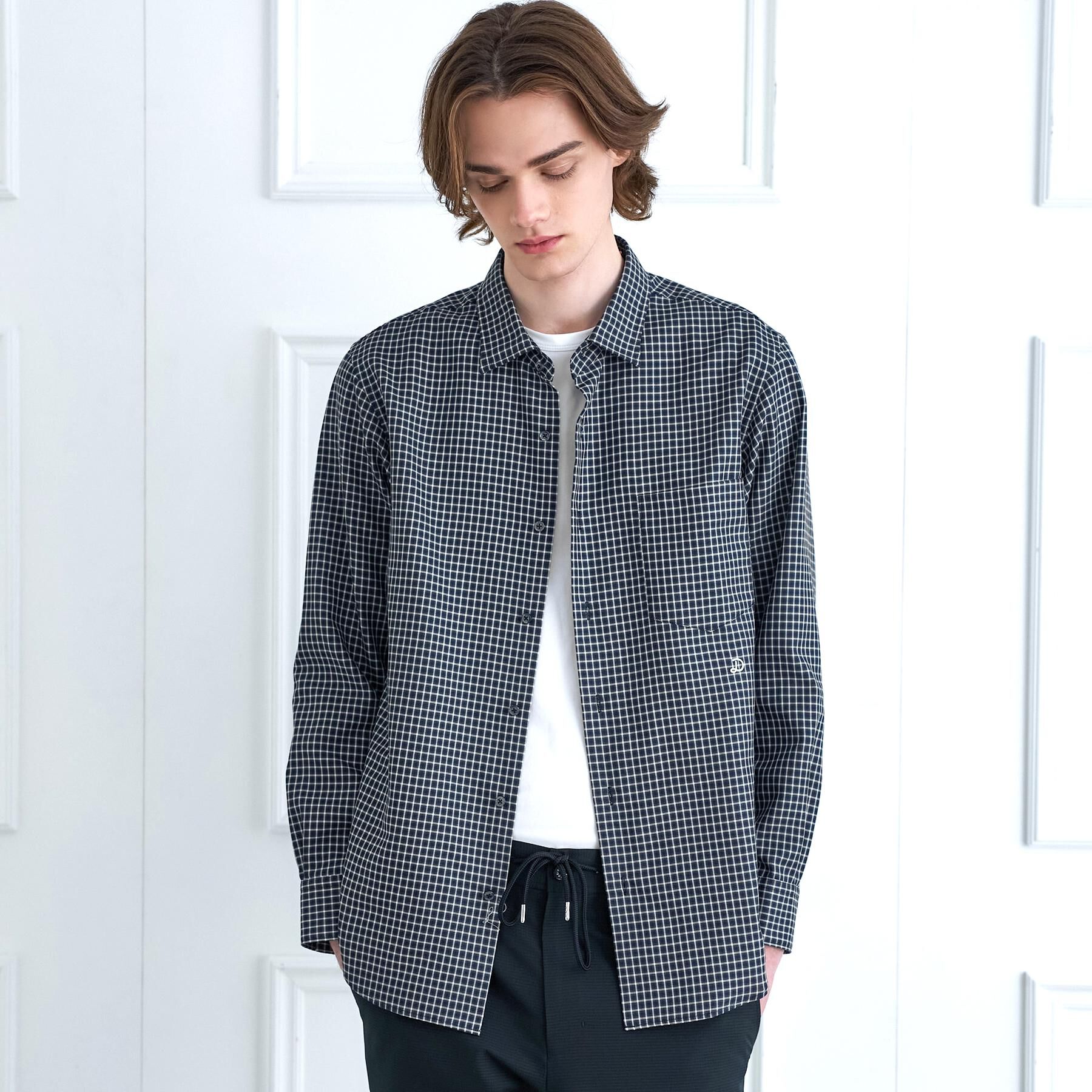 DRESSTERIOR「ミニチェックシャツ」|シャツ・ブラウス|ブラック(019)