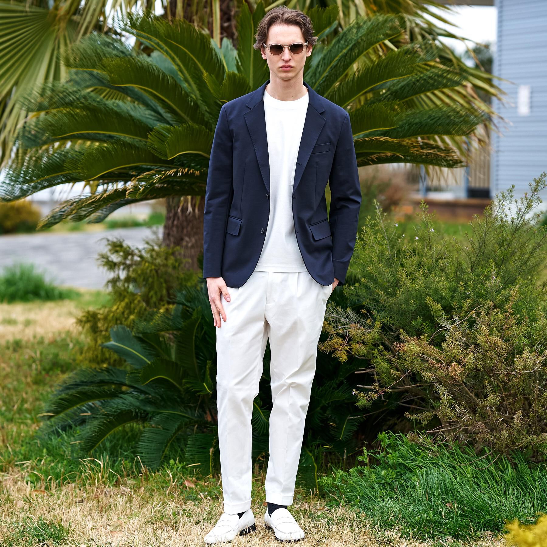 DRESSTERIOR「【干場義雅&times;MOVB&times;DRESSTERIOR】トリプルコラボ DUPLEX COTTON ジャケット」|テーラードジャケット|