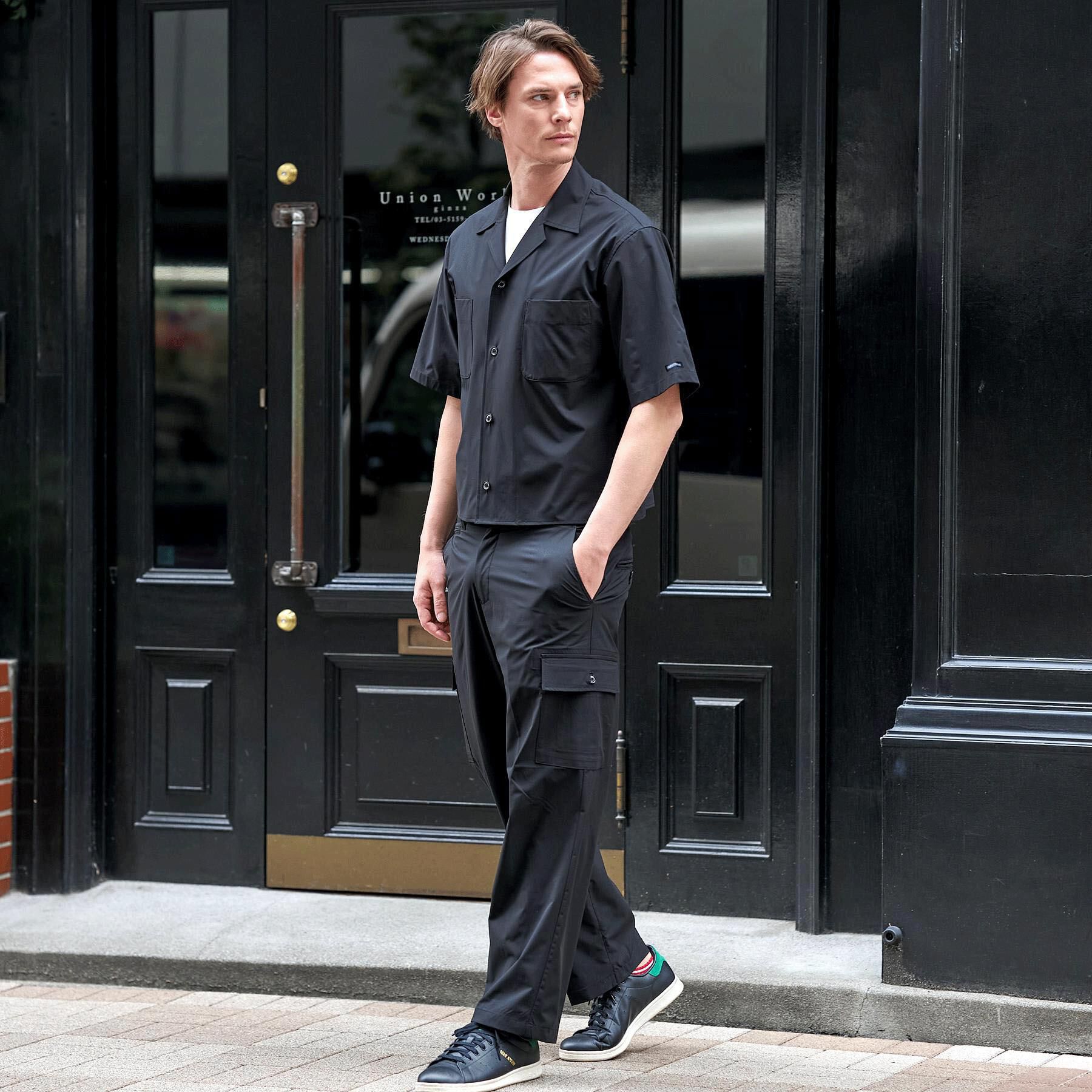 DRESSTERIOR「【セットアップ可】SOLOTEX ストレッチオープンカラーシャツ」|シャツ・ブラウス|