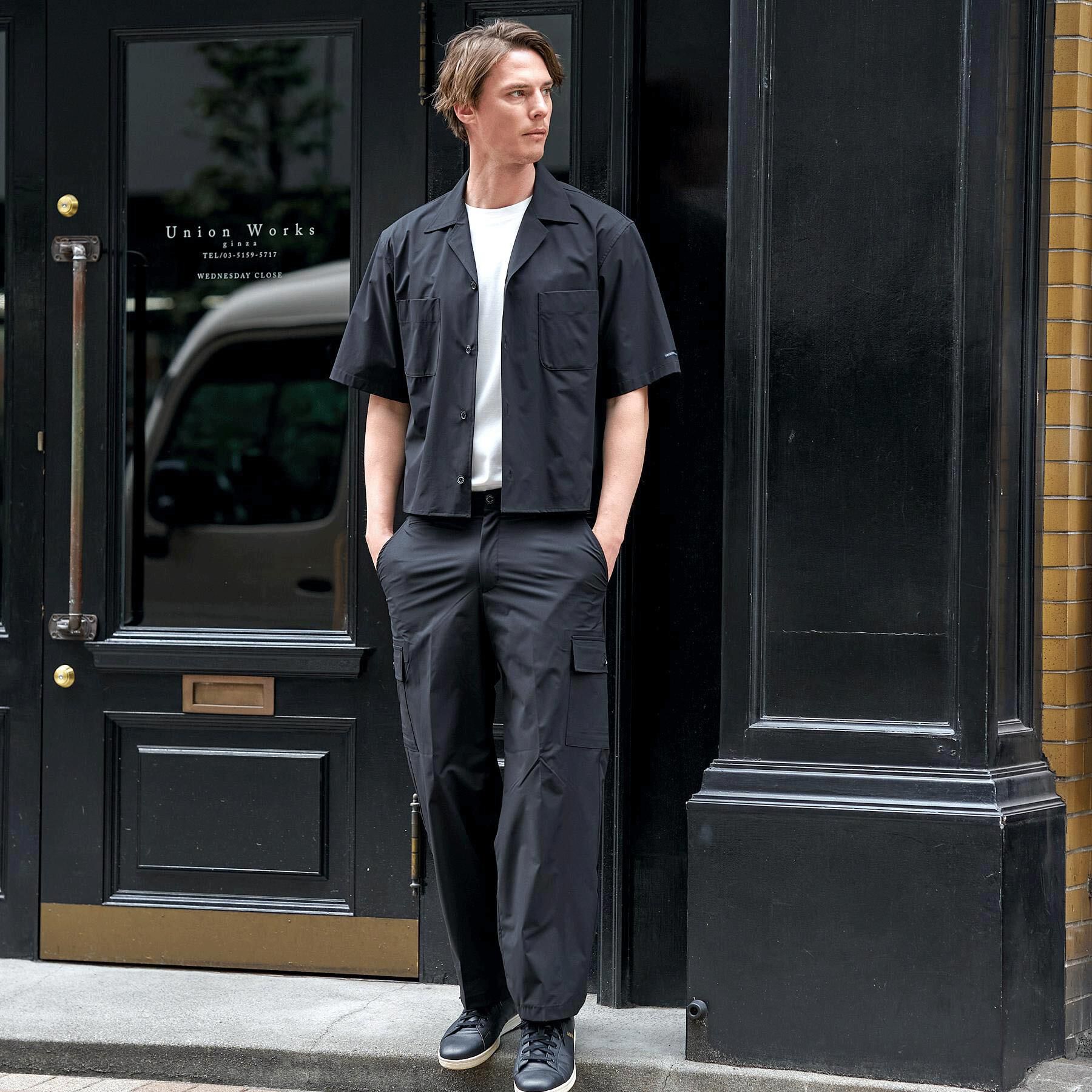 DRESSTERIOR「【セットアップ可】SOLOTEX ストレッチオープンカラーシャツ」|シャツ・ブラウス|