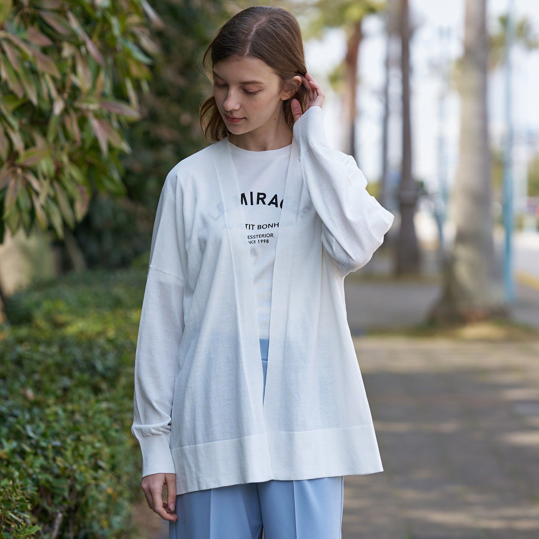 DRESSTERIOR「ウォッシャブル スピンコットン カーディガン」|カーディガン|