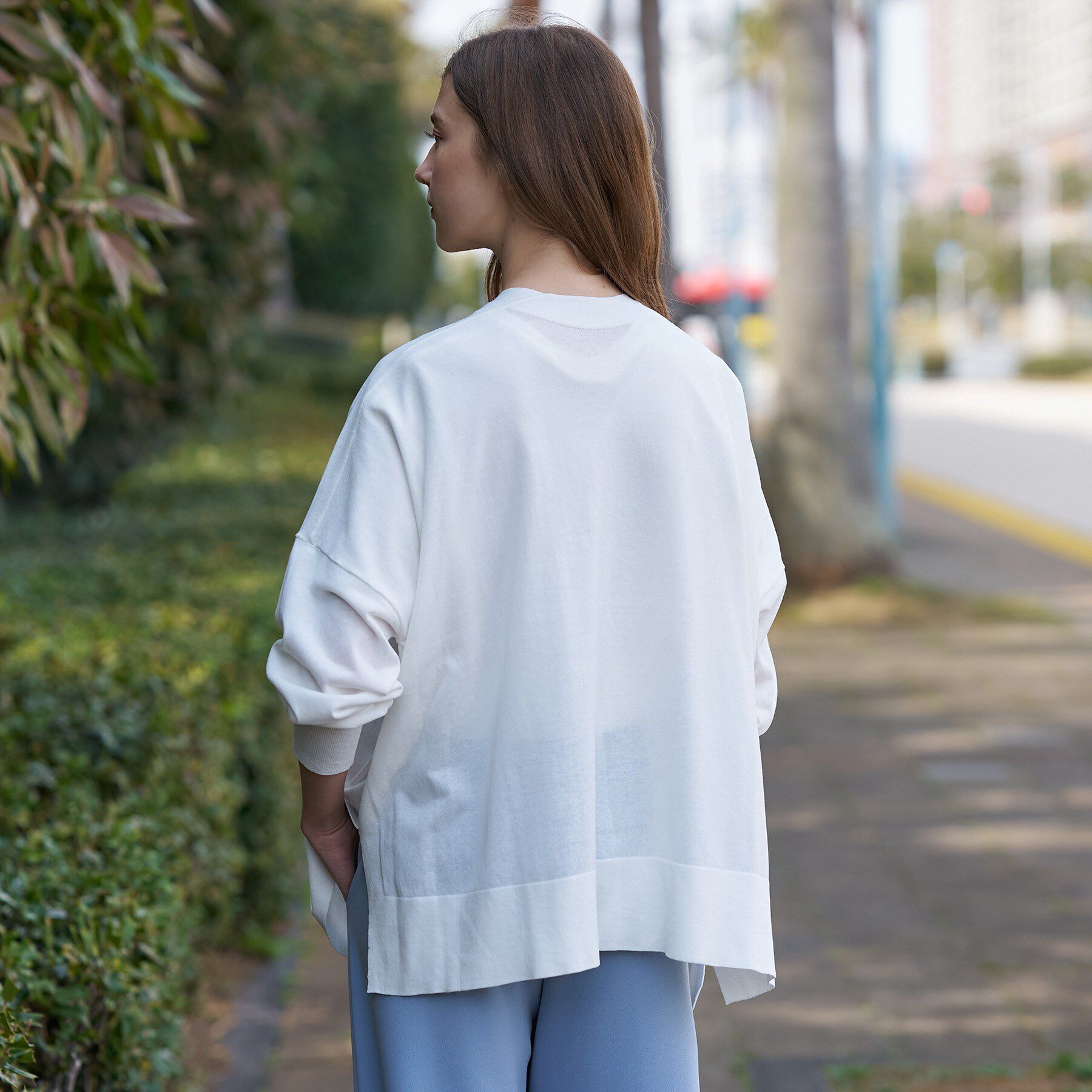 DRESSTERIOR「ウォッシャブル スピンコットン カーディガン」|カーディガン|