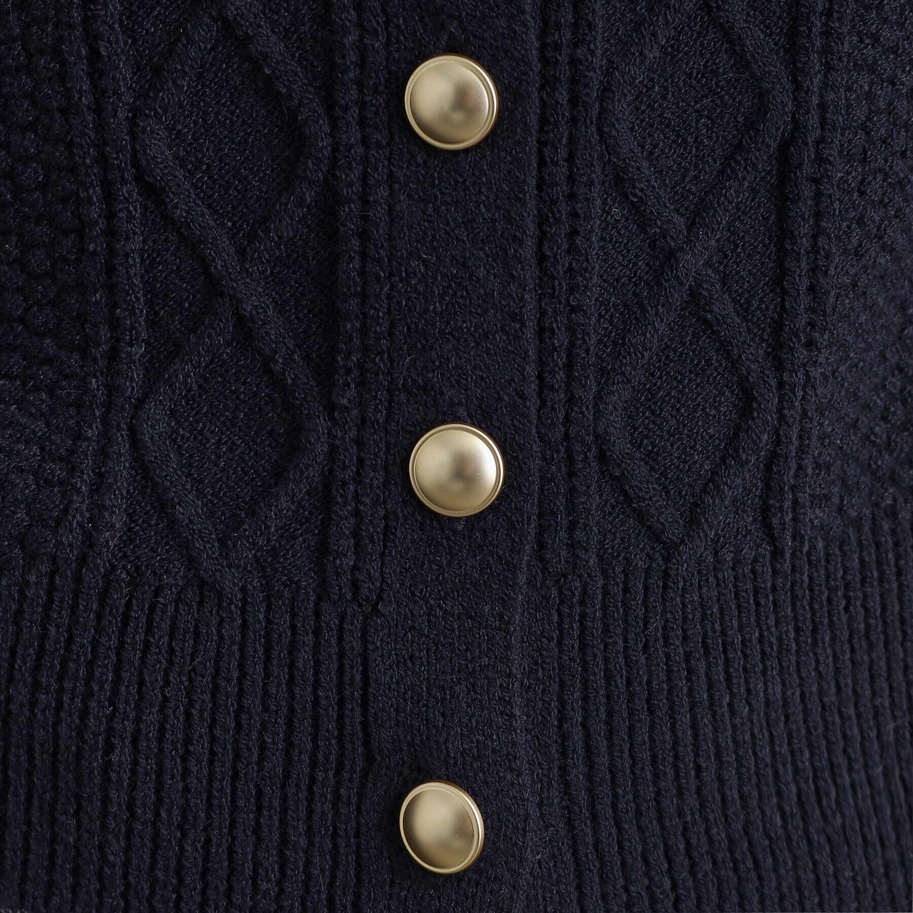 grove「スリットネッククロップドカーディガン」|カーディガン|