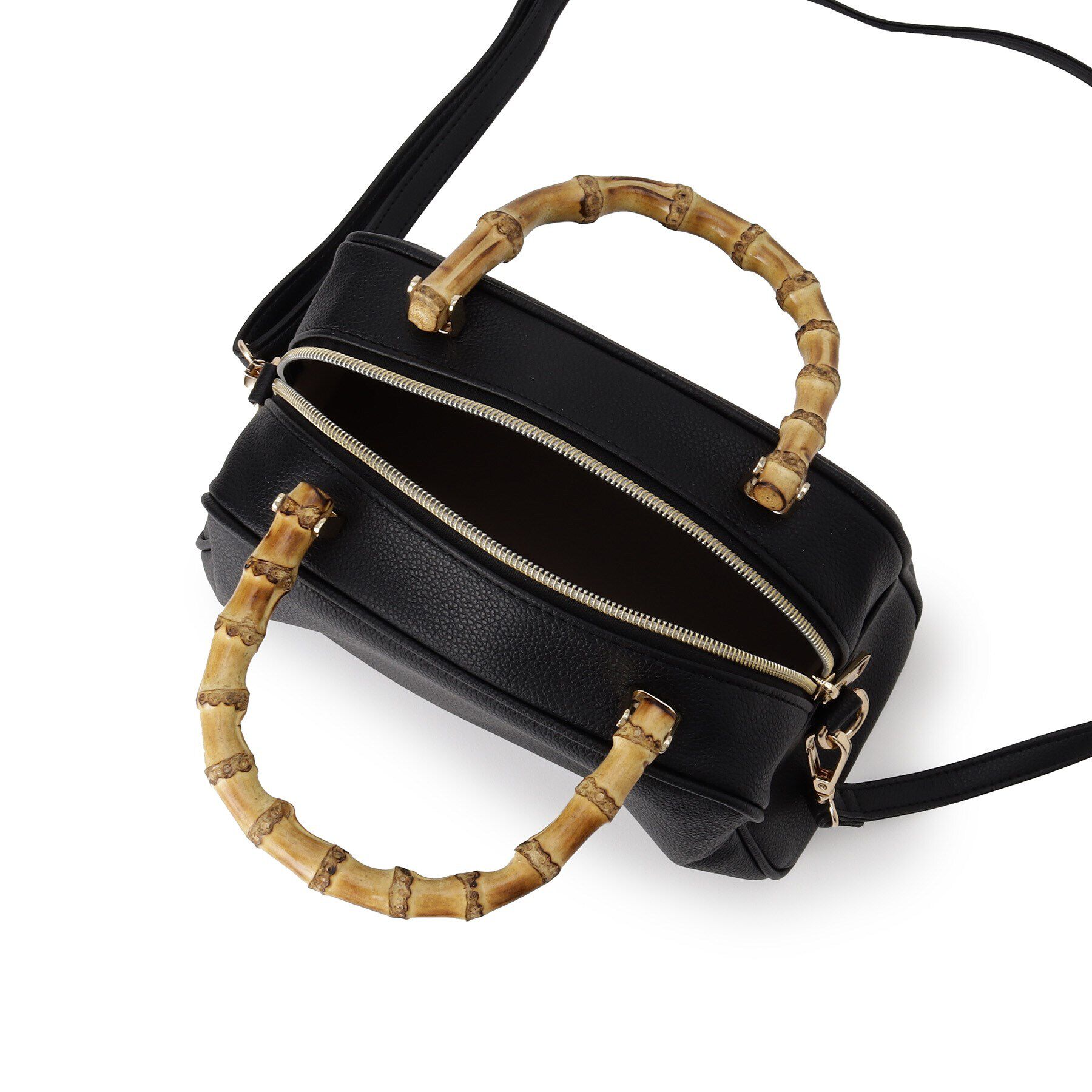 grove「【雑誌掲載】バンブーハンドル2WAYボストン」|ボストンバッグ|