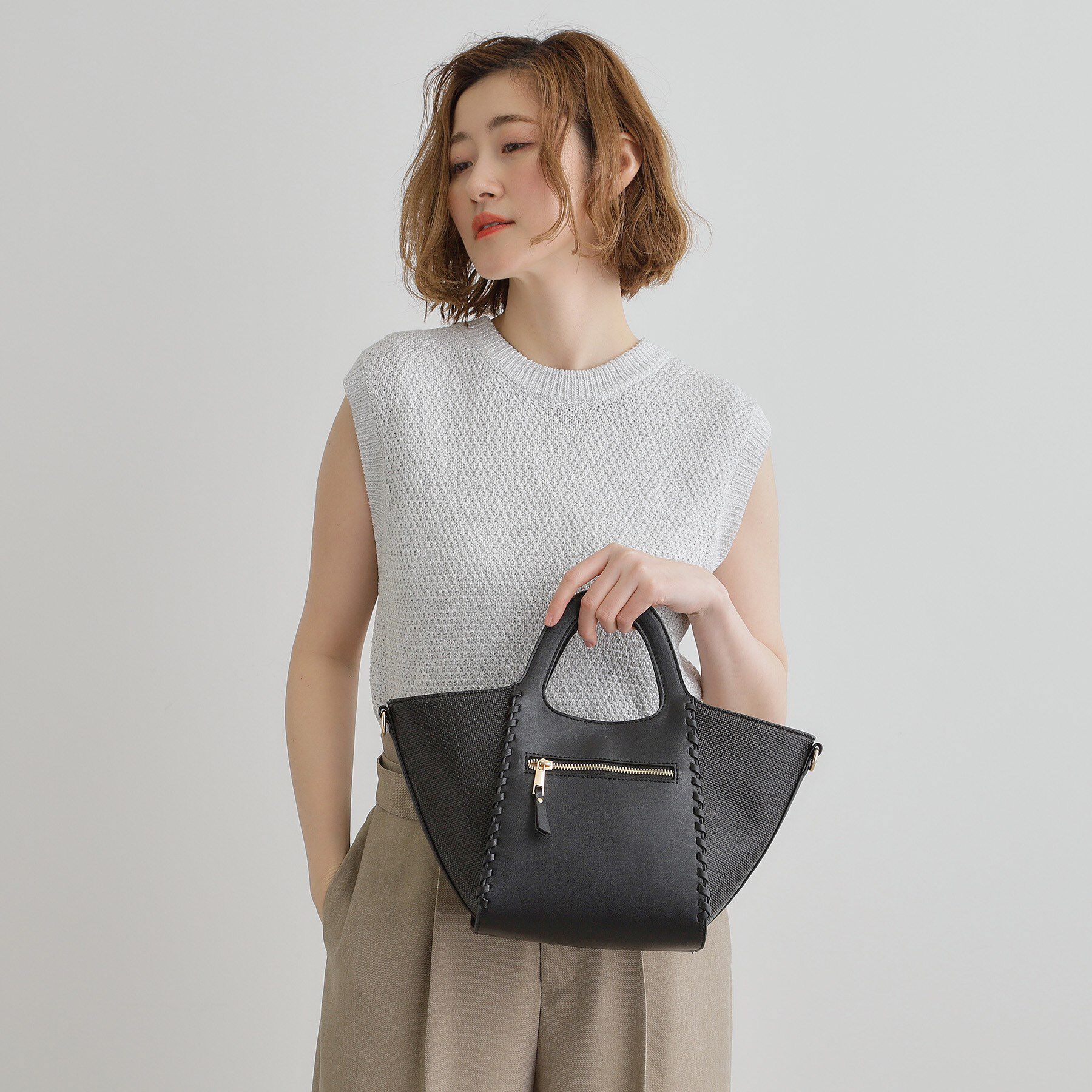 grove「カガリクリテPPコンビ2WAYトート」|トートバッグ|