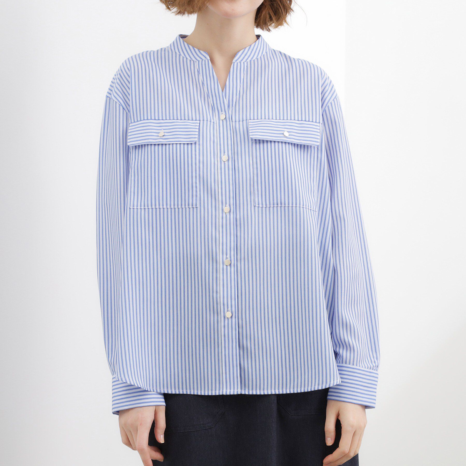 grove「【貴島明日香さん着用】お仕事も普段も。今どきワークシャツブラウス」|シャツ・ブラウス|