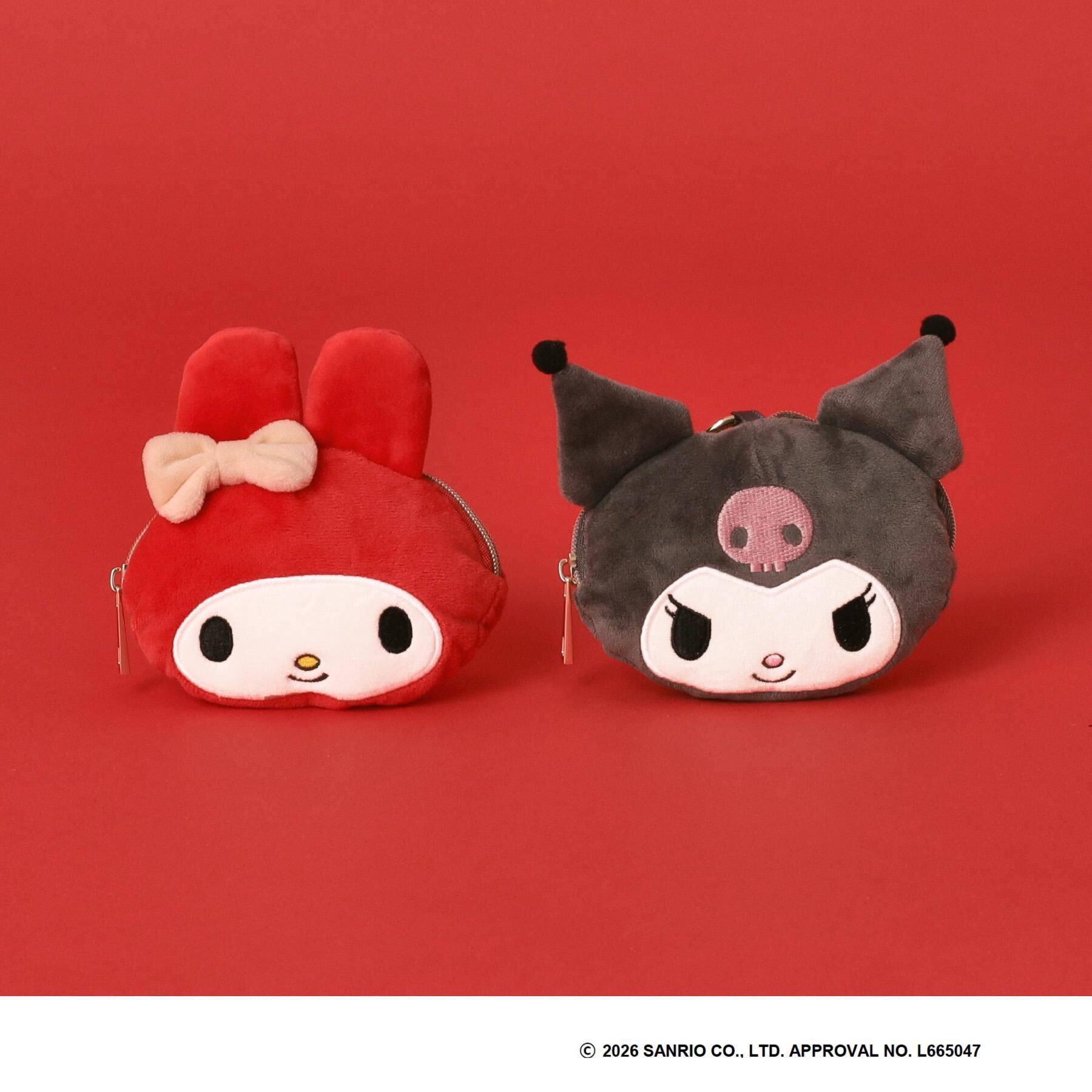 grove「【マイメロディ＆クロミ】ぬいぐるみポーチチャーム」|ポーチ|