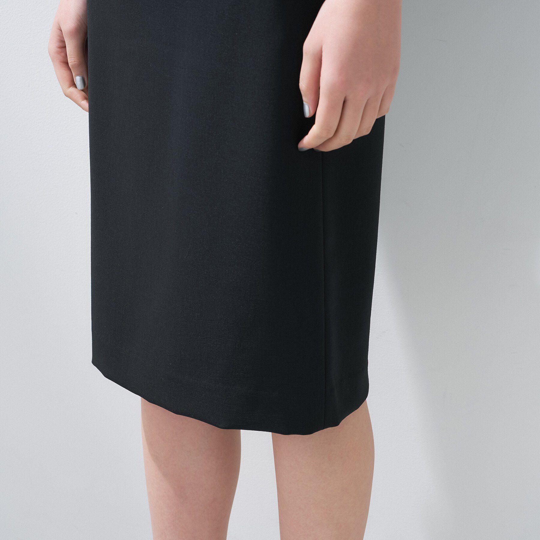 INDIVI「【定番スーツ／UVケア／イージーケア／洗える】ウール調ストレートスカート」|スーツ|