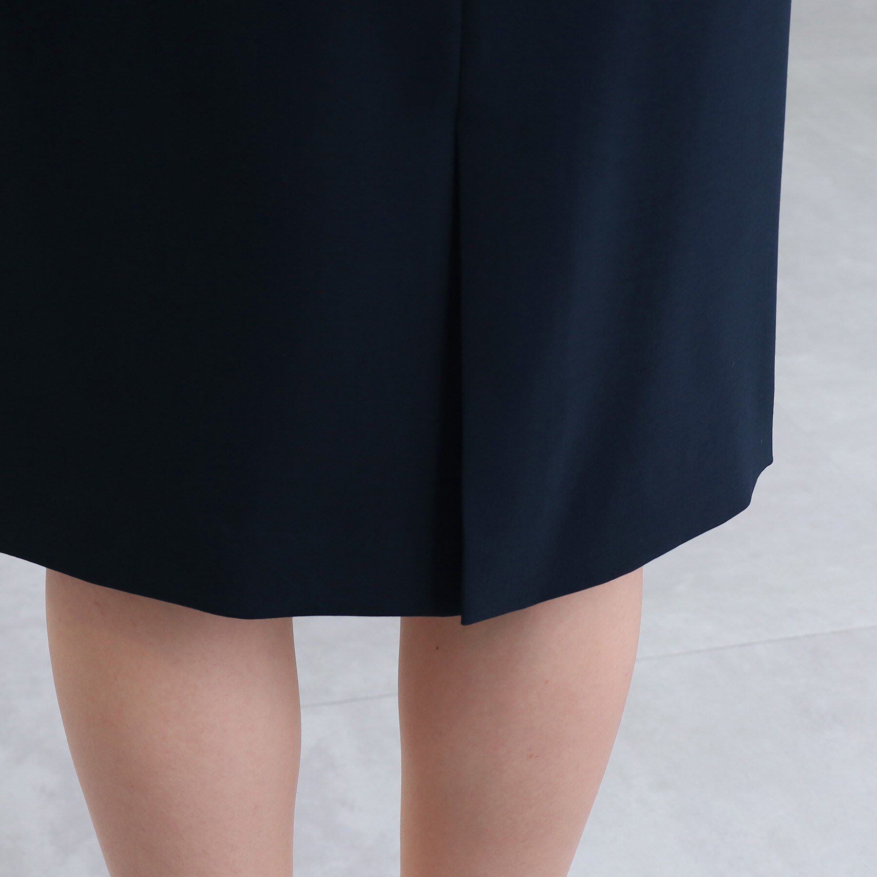 INDIVI「【定番スーツ／UVケア／イージーケア／洗える】ウール調ストレートスカート」|スーツ|