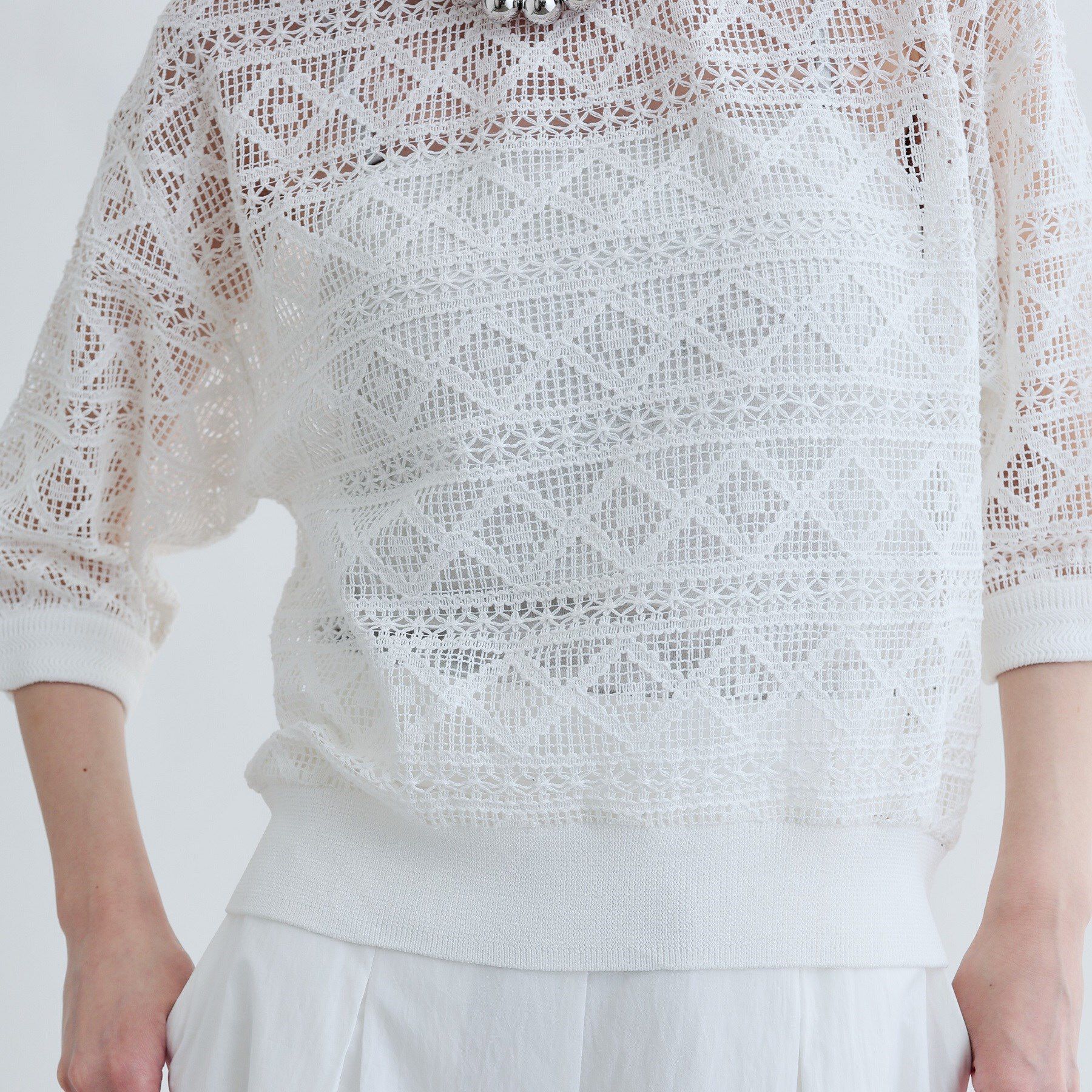 GALLEST「レースプルオーバー」|Tシャツ・カットソー|