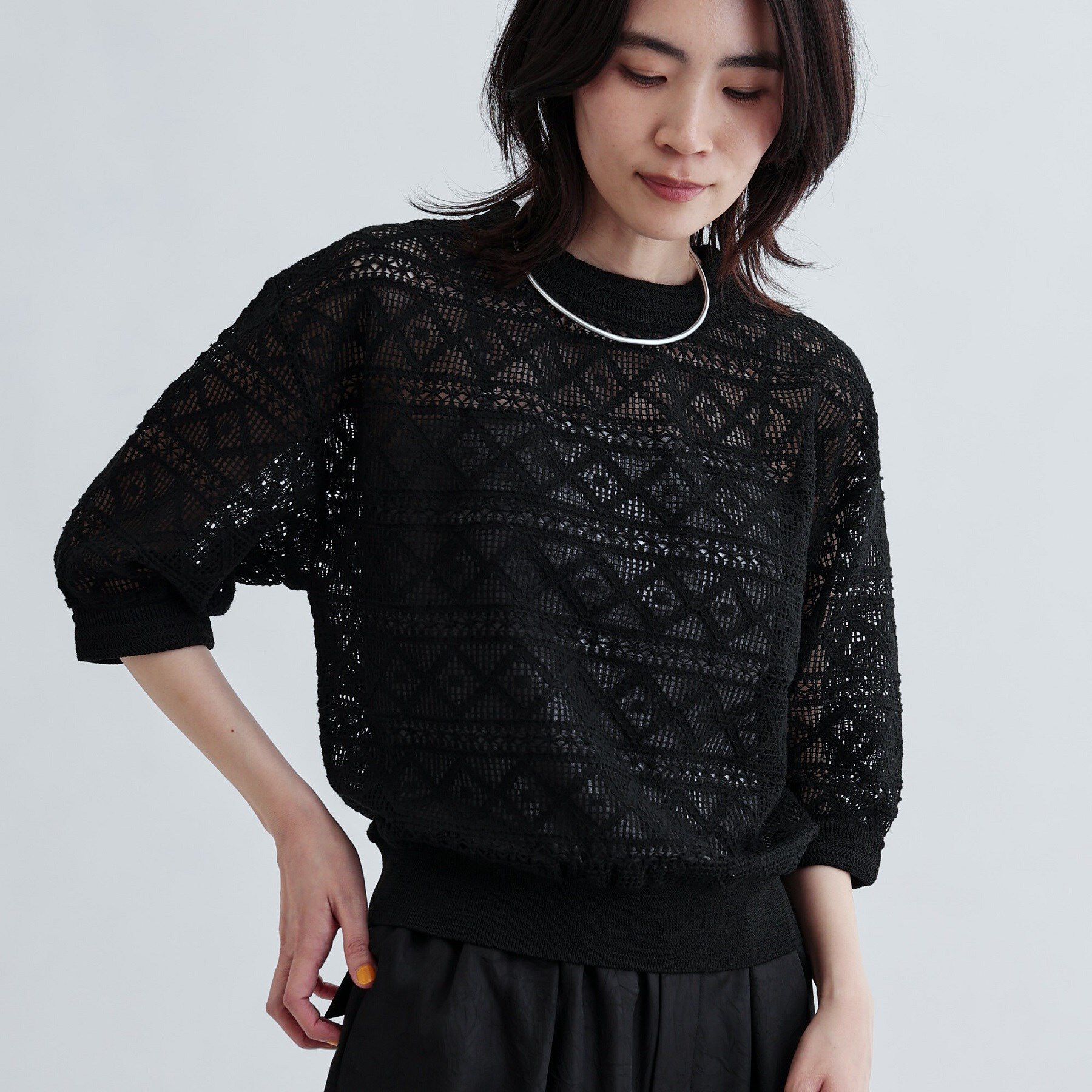 GALLEST「レースプルオーバー」|Tシャツ・カットソー|