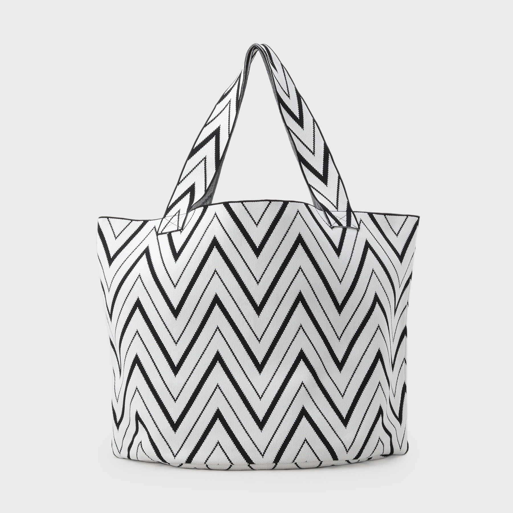 INDIVI「【選べる柄／WEB限定カラー】ビッグニットバッグ」|トートバッグ|