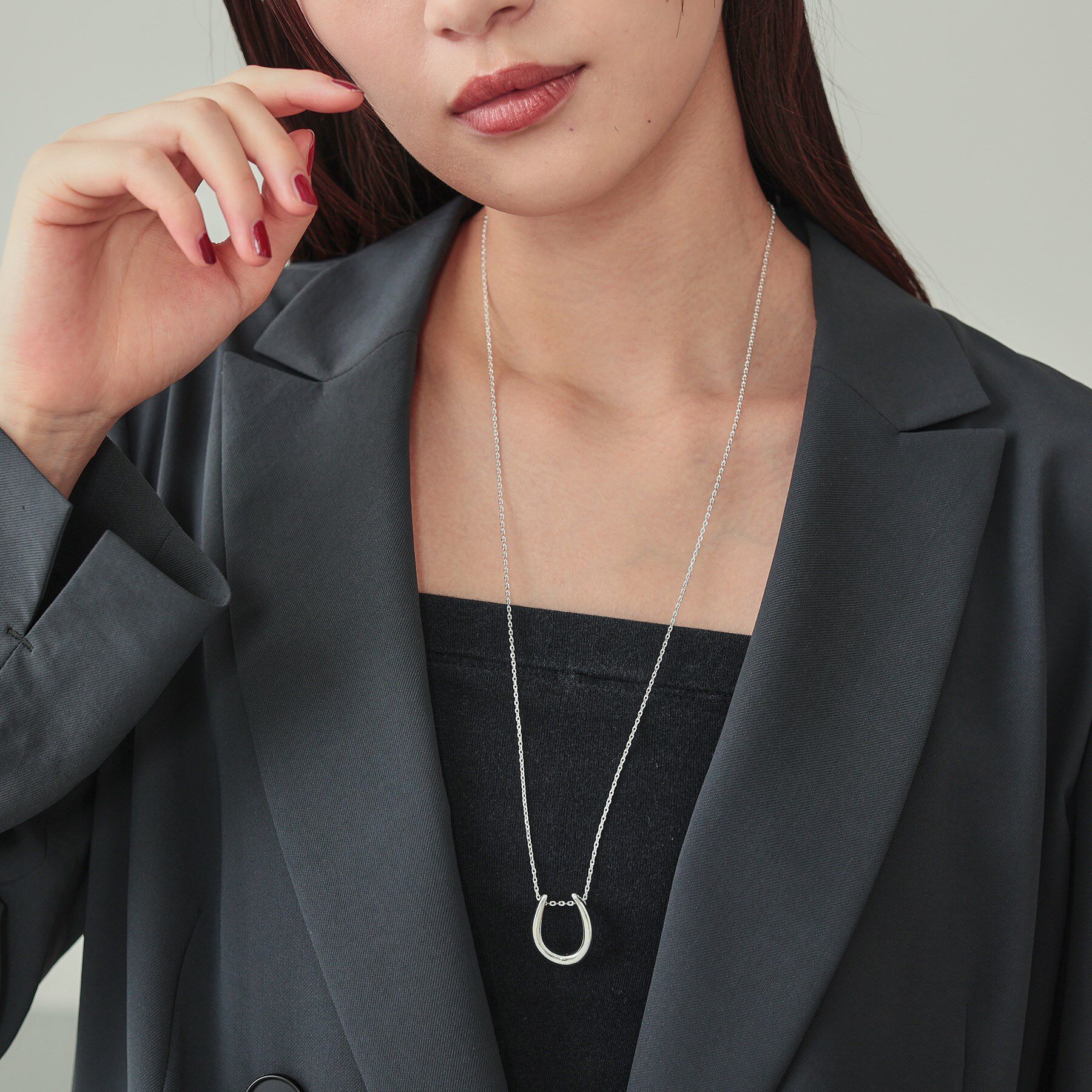 INDIVI「【選べるトップパーツ】ワントップネックレス」|ネックレス|