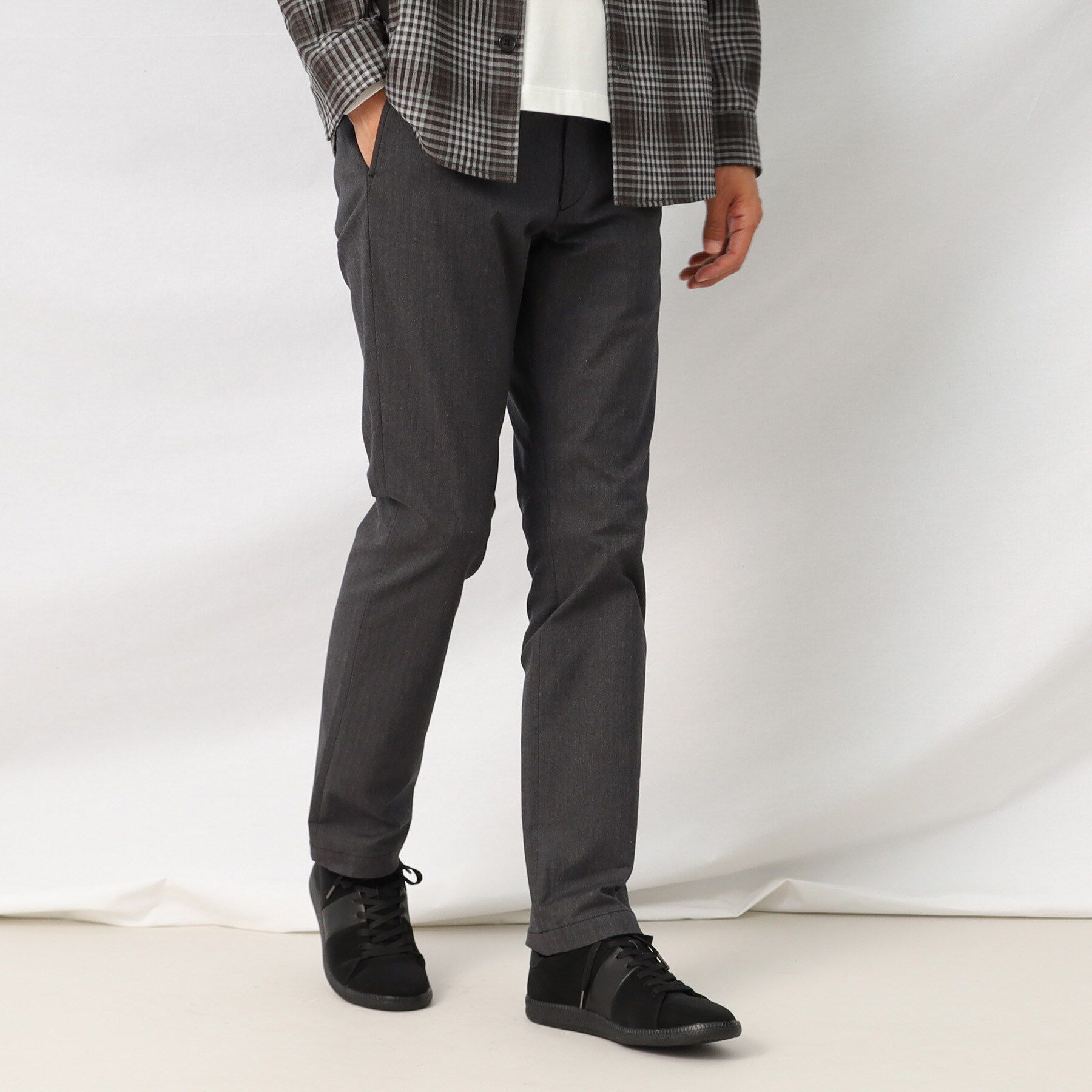 TAKEO KIKUCHI「【Made in JAPAN】播州織 ヘリンボン ストレート パンツ」|その他|