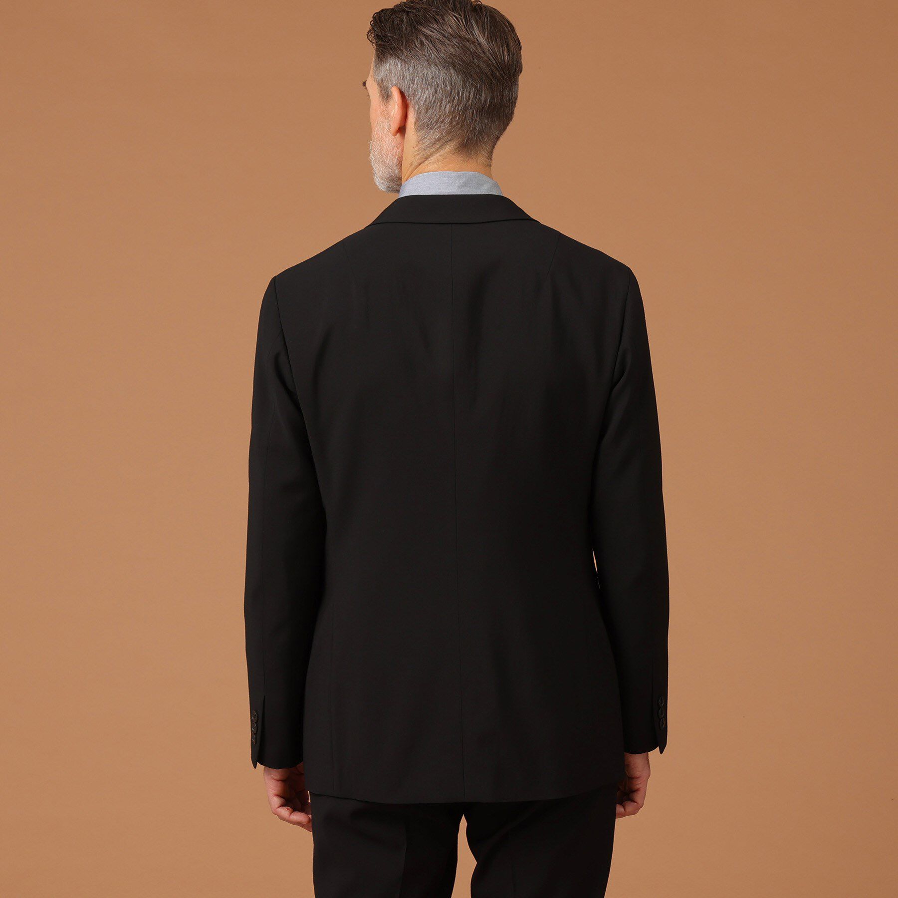 40CARATS&525「ディープブラック ジャケット」|テーラードジャケット|