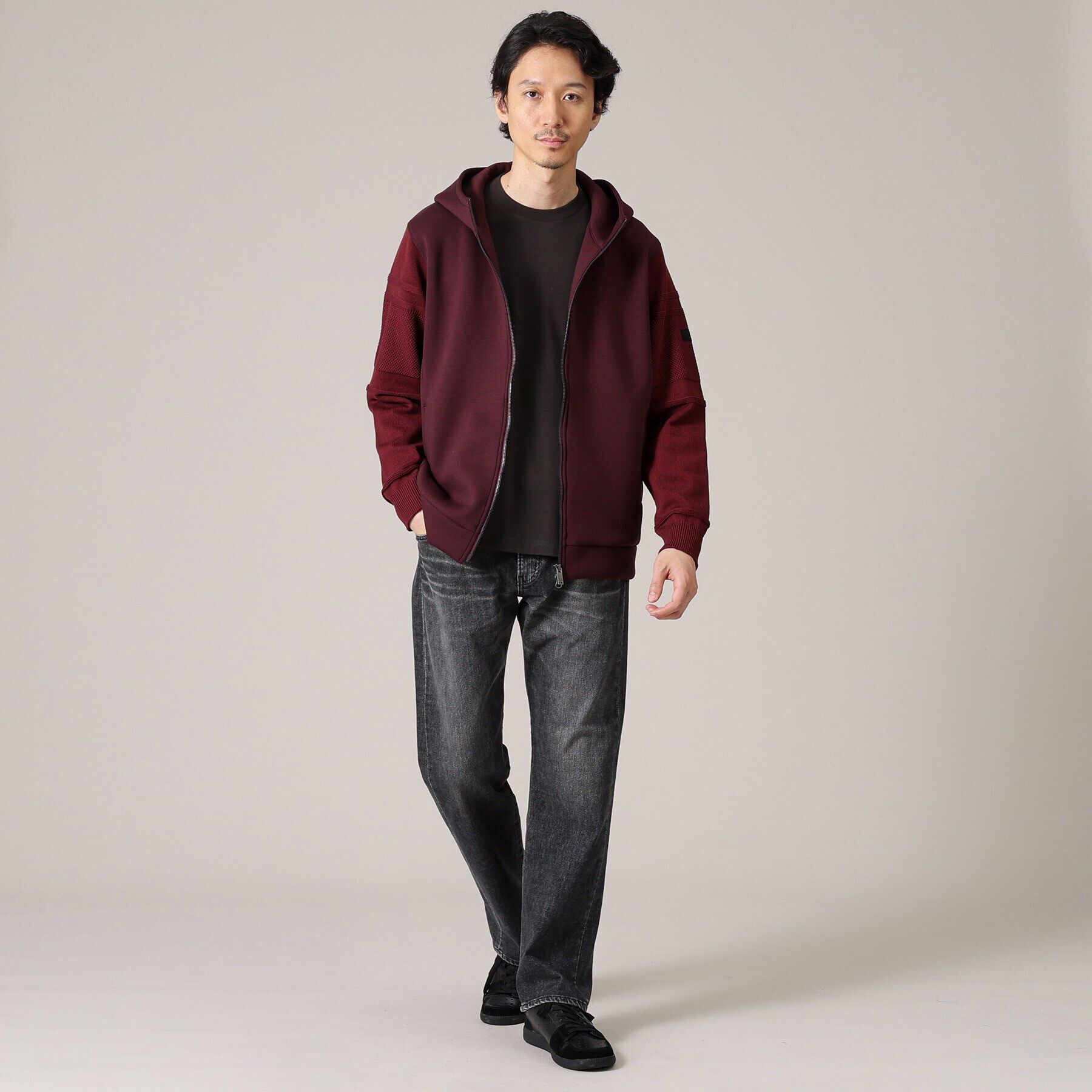 TAKEO KIKUCHI「【モンスターストレッチ】日本製 ウォッシュド デニムパンツ」|デニム|