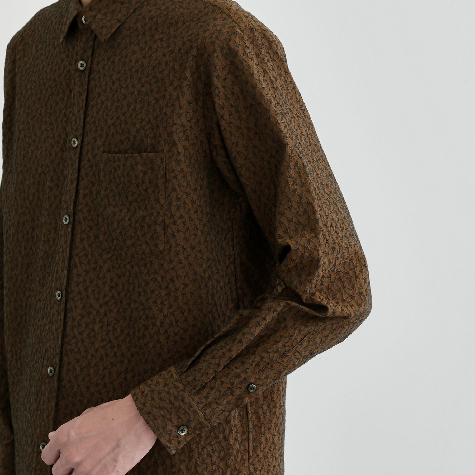 TAKEO KIKUCHI「【Made in JAPAN】播州織 ドビー千鳥シャツ」|シャツ・ブラウス|