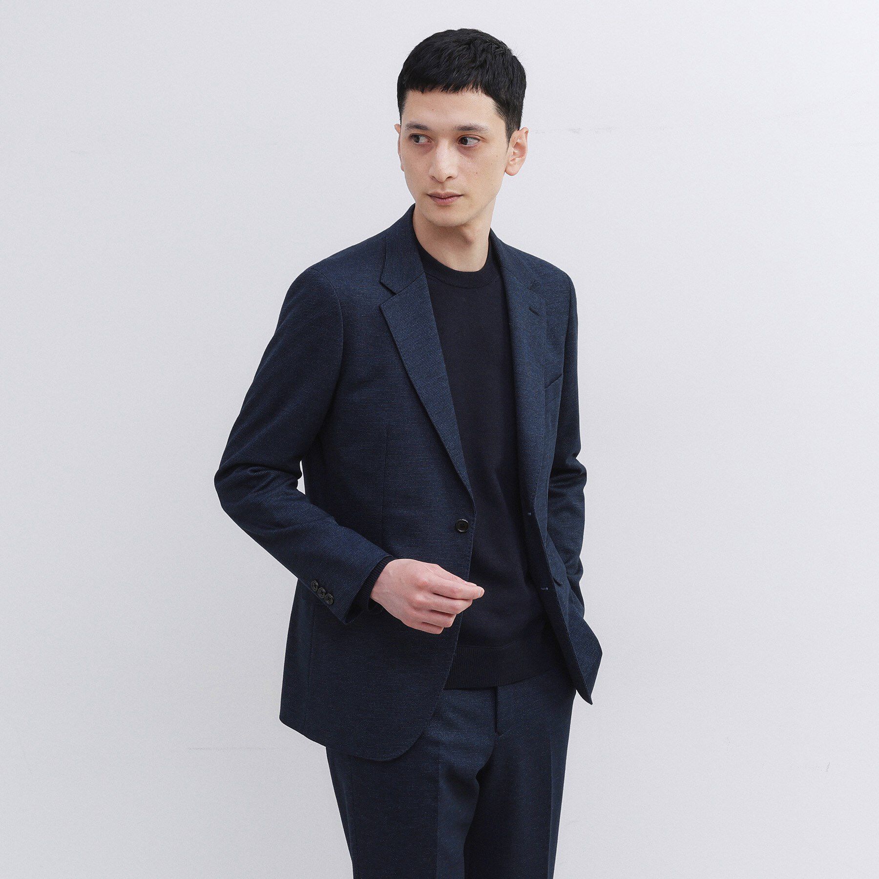 TAKEO KIKUCHI「【Sサイズ～】尾州織 ピンヘッドムリネ ジャケット」|スーツ|