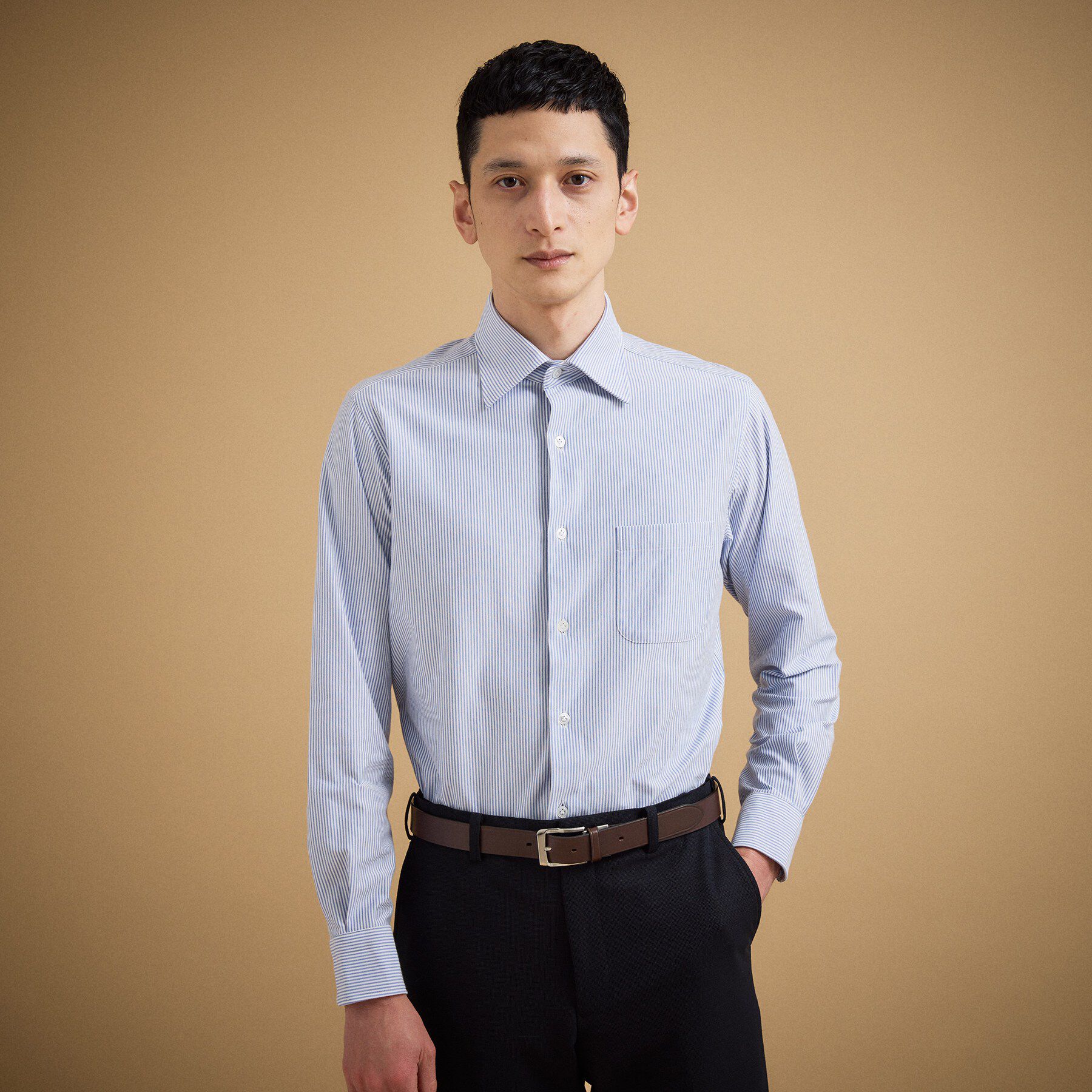 TAKEO KIKUCHI「ハイゲージオックスストライプシャツ」|シャツ・ブラウス|