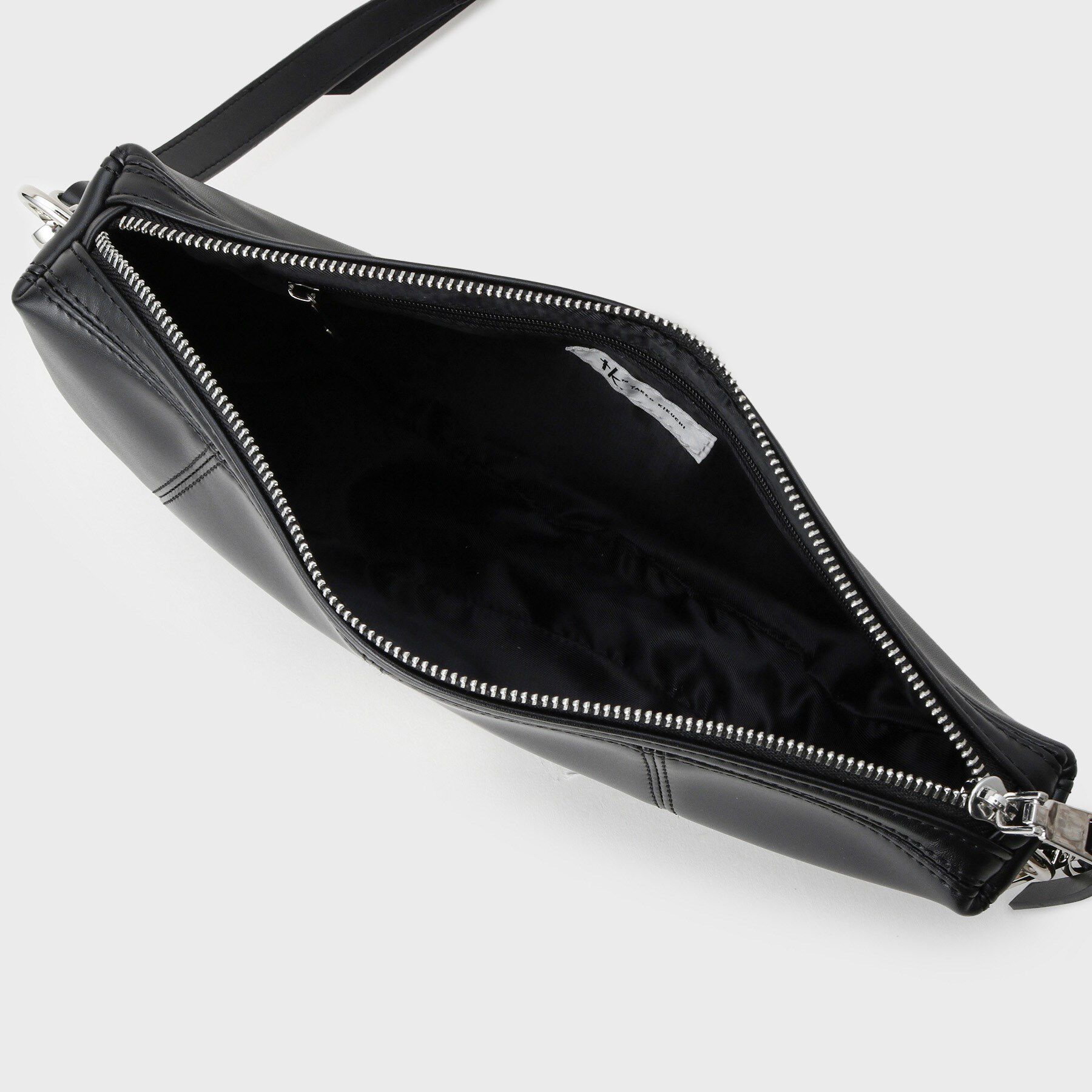 tk.TAKEO KIKUCHI「アシンメトリーハーフムーンショルダーバッグ」|ショルダー・メッセンジャー|