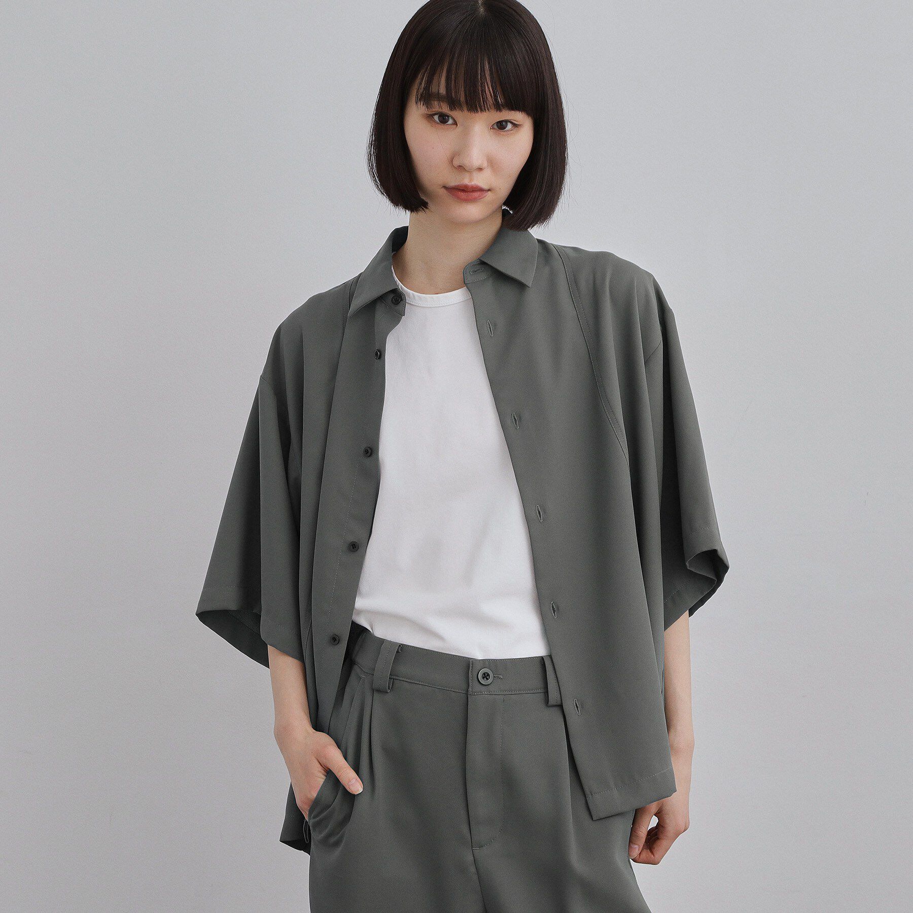 tk.TAKEO KIKUCHI「【UVカット／ストレッチ】NEUTRAXシリーズ 半袖シャツ」|シャツ・ブラウス|