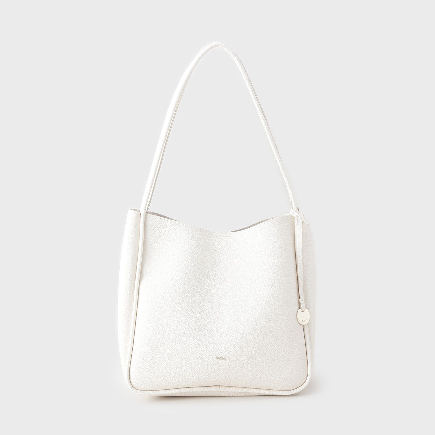 index「【A4サイズ収納可能】コインチャーム付きトートバッグ」|トートバッグ|