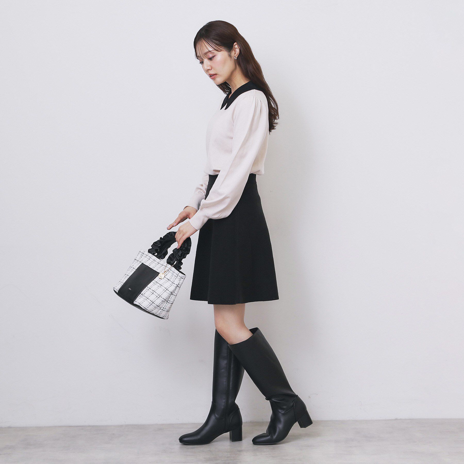 index「フェイクレザーロングブーツ」|ショートブーツ|