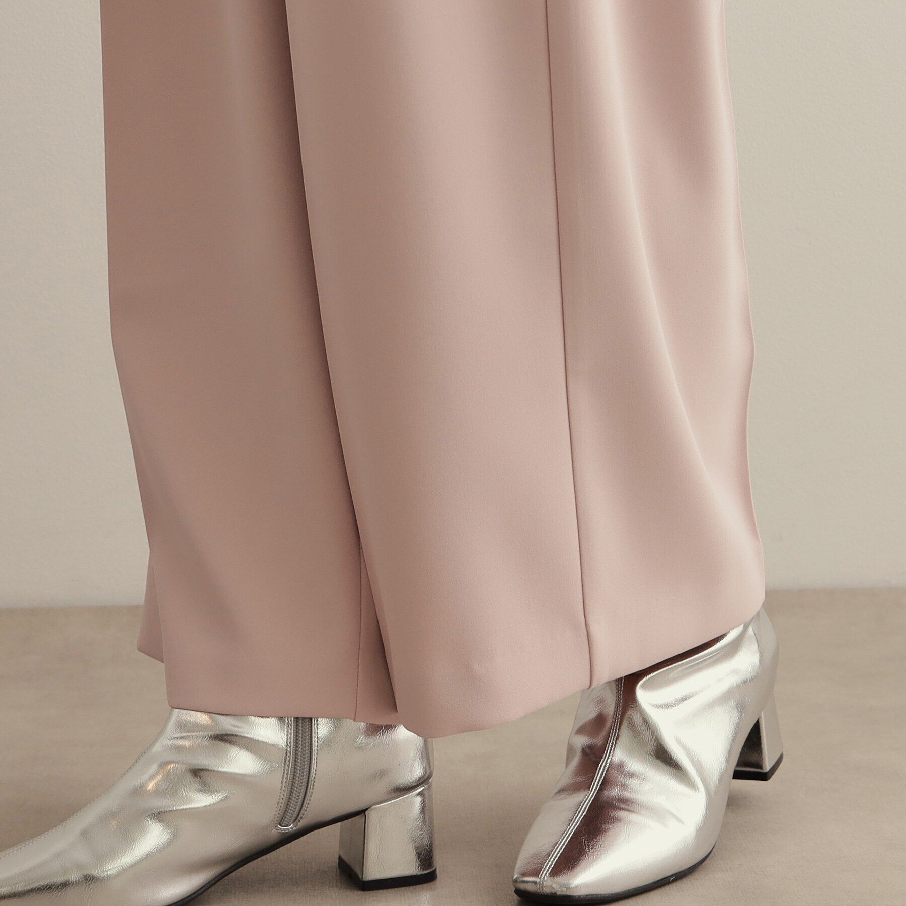 OPAQUE.CLIP「タックワイドカラーパンツ【洗濯機洗い可】」|その他|