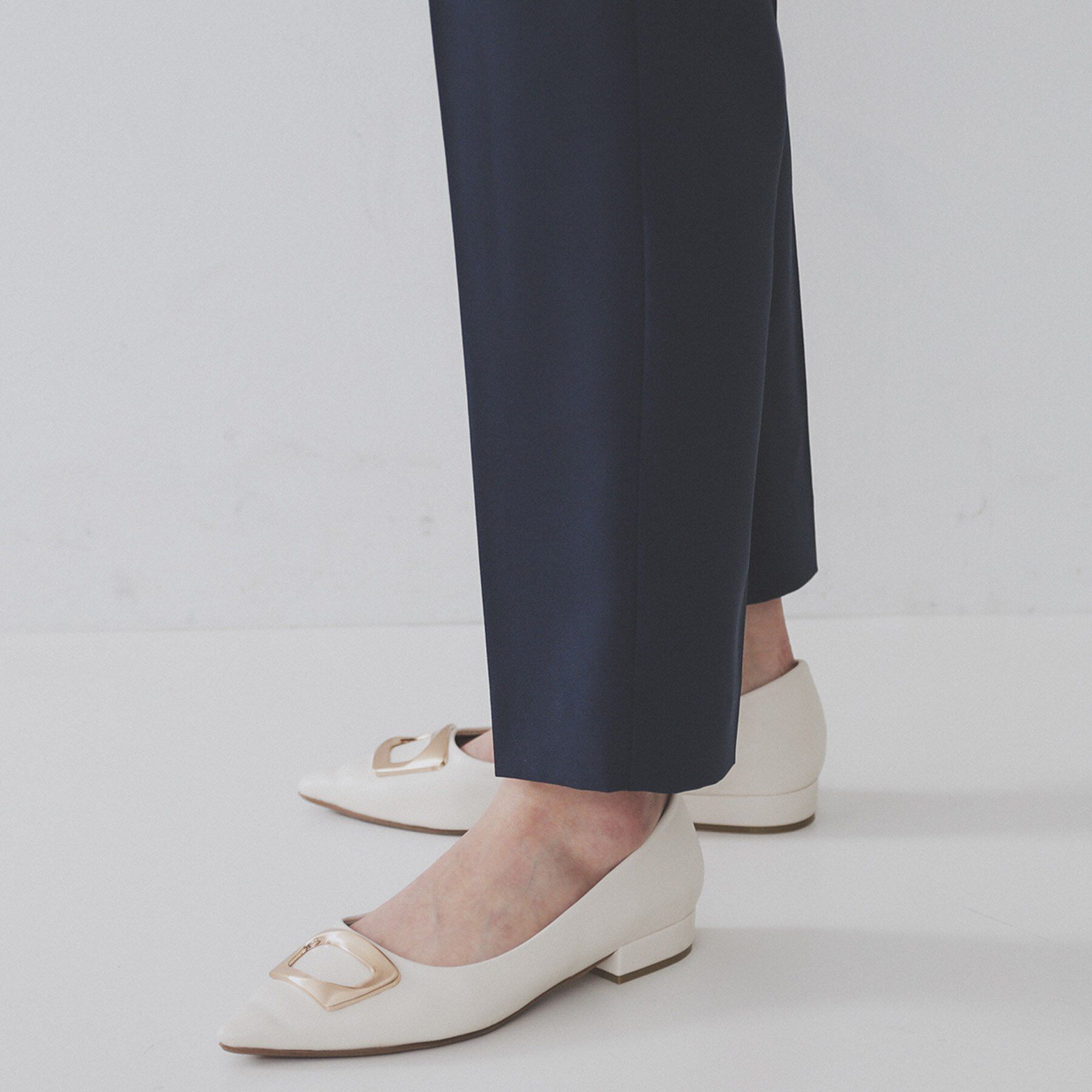 OPAQUE.CLIP「ストレッチリネンライク美脚テーパードパンツ【洗濯機洗い可/吸水速乾】」|その他|