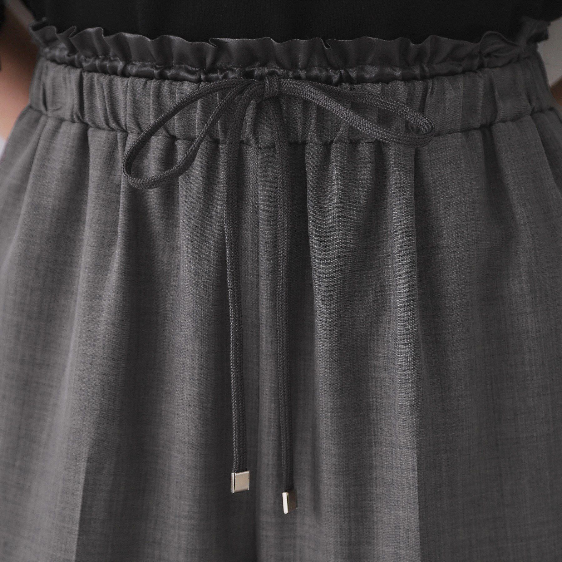 OPAQUE.CLIP「ウエストサテン使いイージーワイドパンツ【洗濯機洗い可】」|その他|