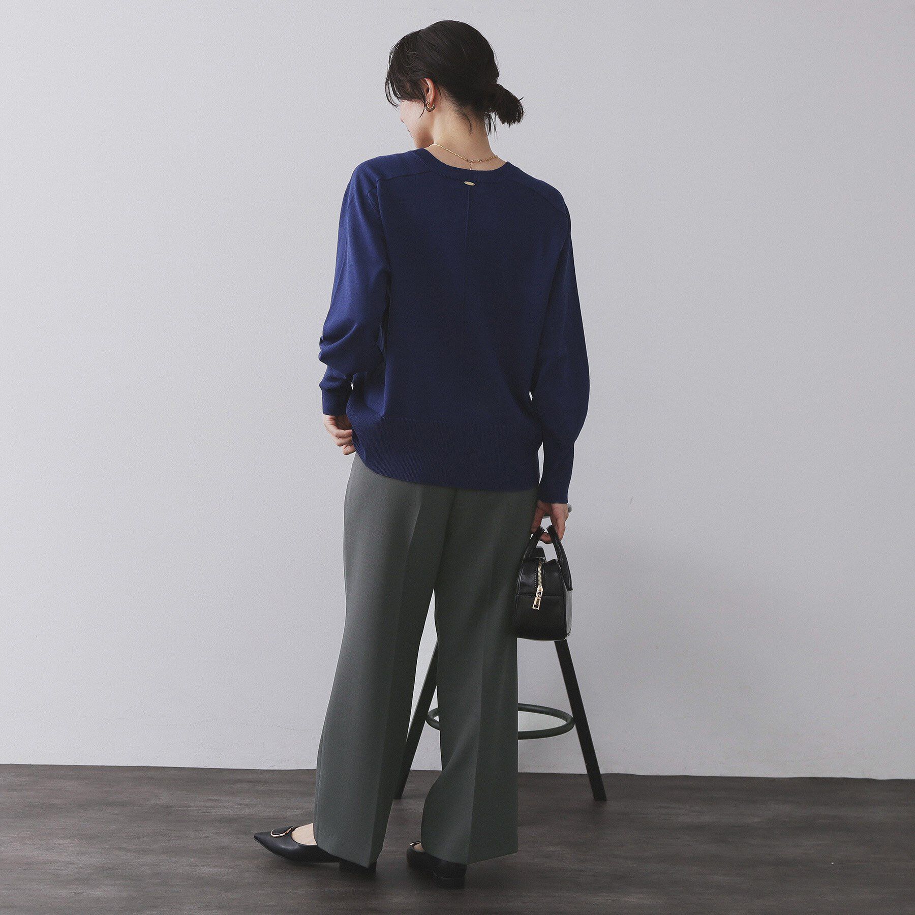 OPAQUE.CLIP「《SS-LLサイズ》ストレッチ美脚イージーワイドパンツ【防シワ/洗濯機洗い可】」|その他|