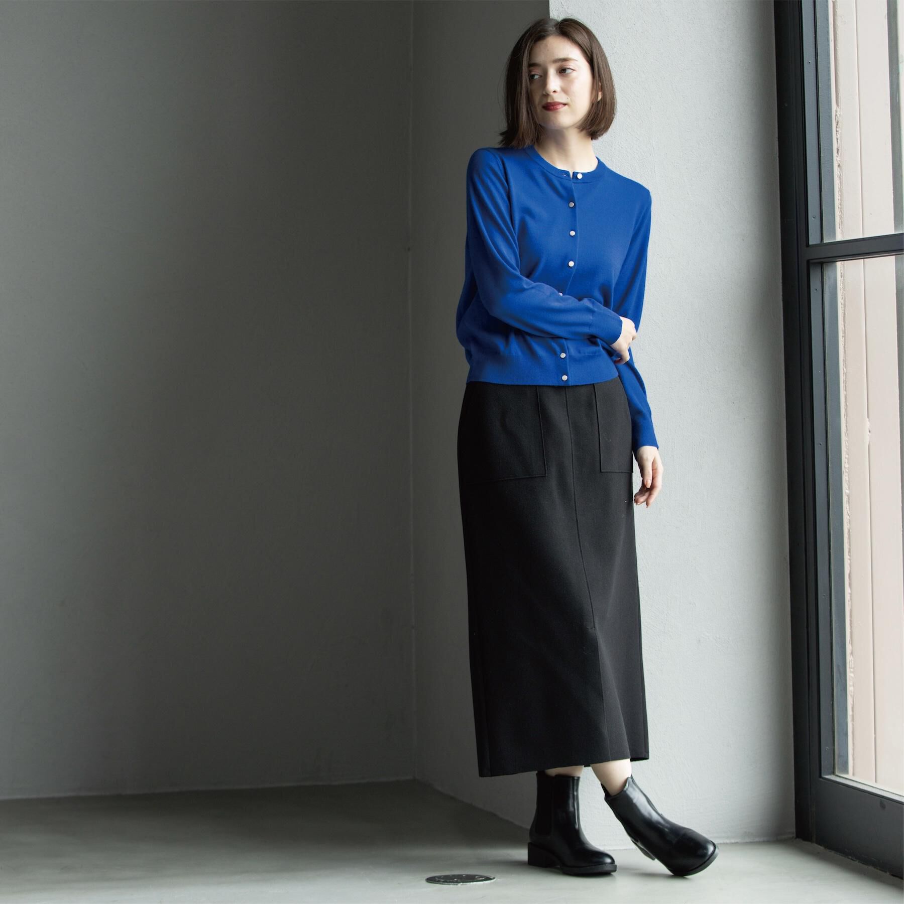 OPAQUE.CLIP「ウールライクタイトスカート【洗濯機洗い可】《8col》」|スカート|