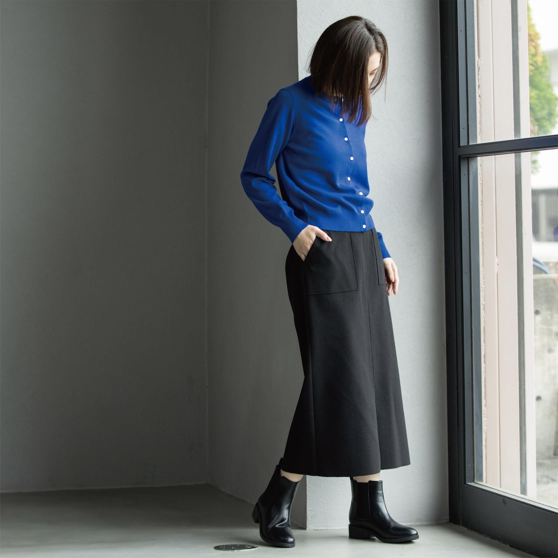 OPAQUE.CLIP「ウールライクタイトスカート【洗濯機洗い可】《8col》」|スカート|