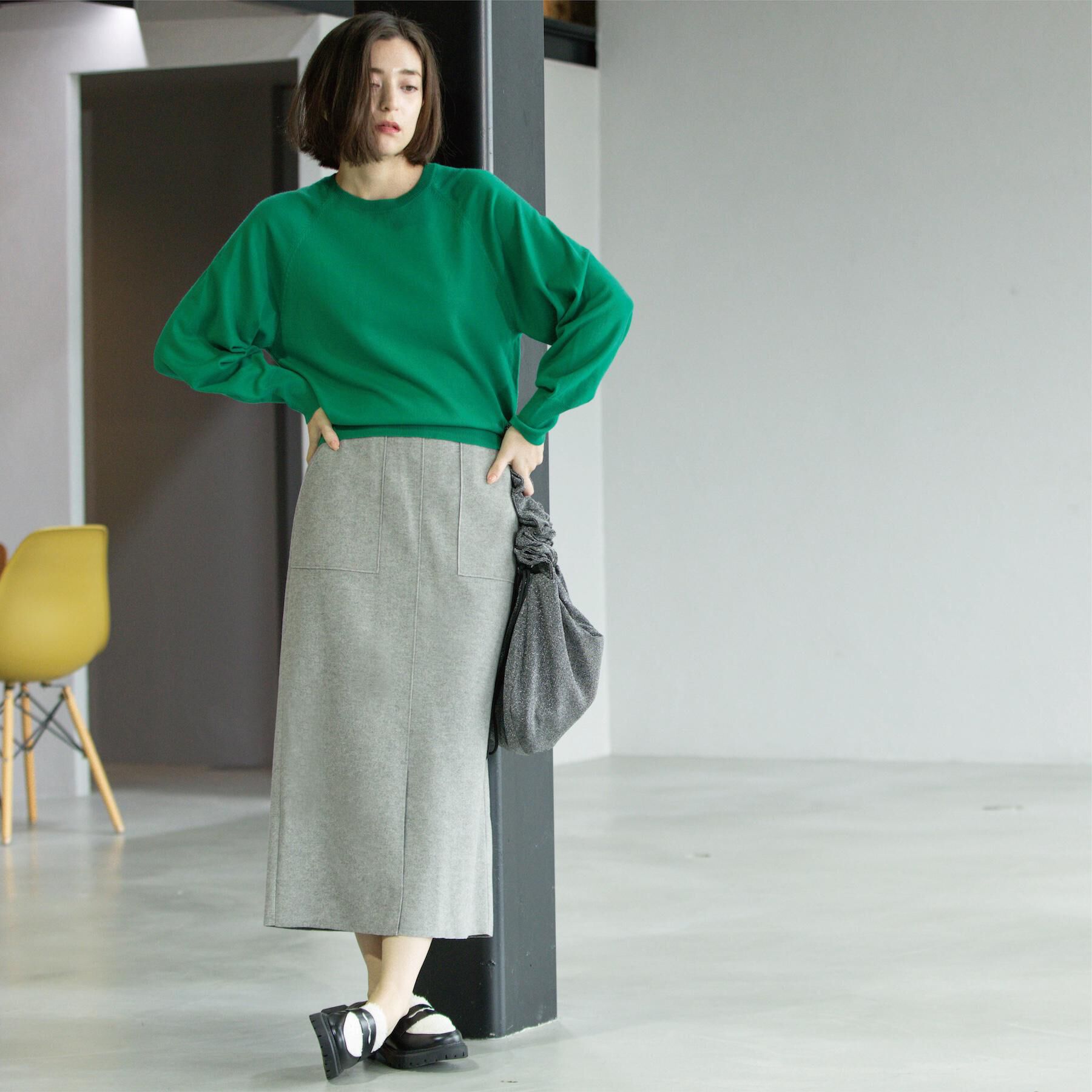 OPAQUE.CLIP「ウールライクタイトスカート【洗濯機洗い可】《8col》」|スカート|