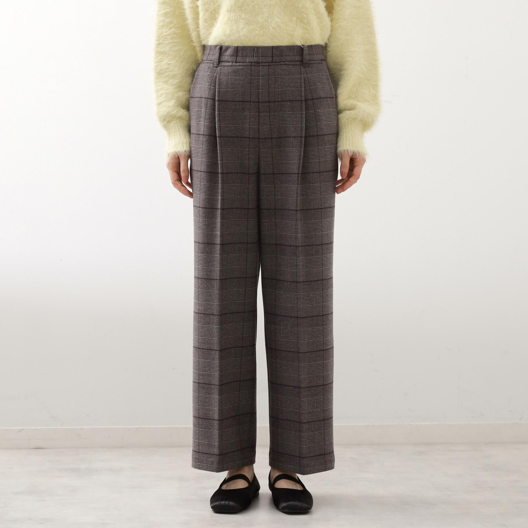 THE SHOP TK「【着丈選べる/XS～XLサイズ】あったか裏起毛ワイドパンツ」|その他|