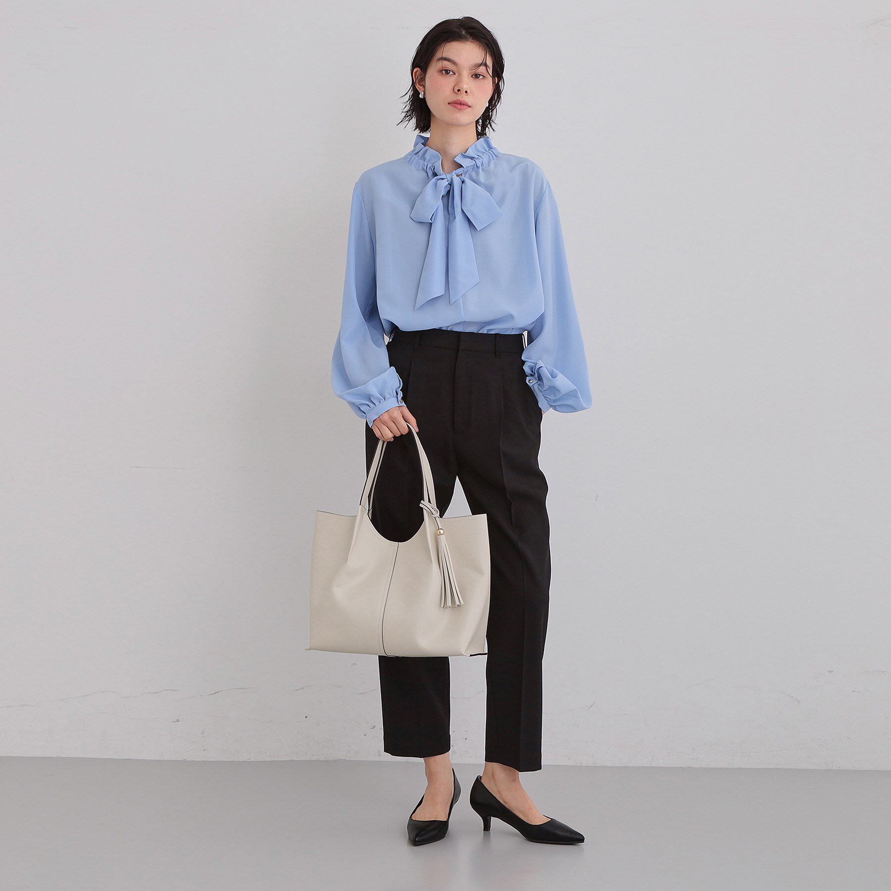 THE SHOP TK「タッセル付きトートバッグ」|トートバッグ|