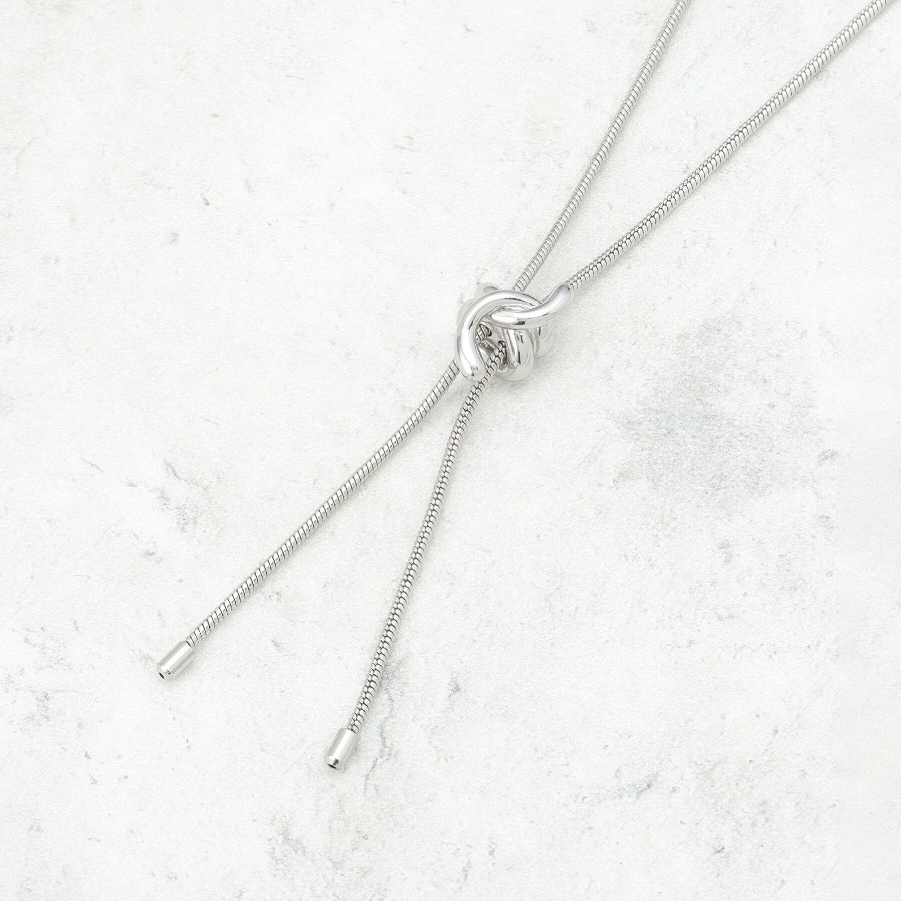 THE SHOP TK「ひねりパーツループタイ」|ネックレス|