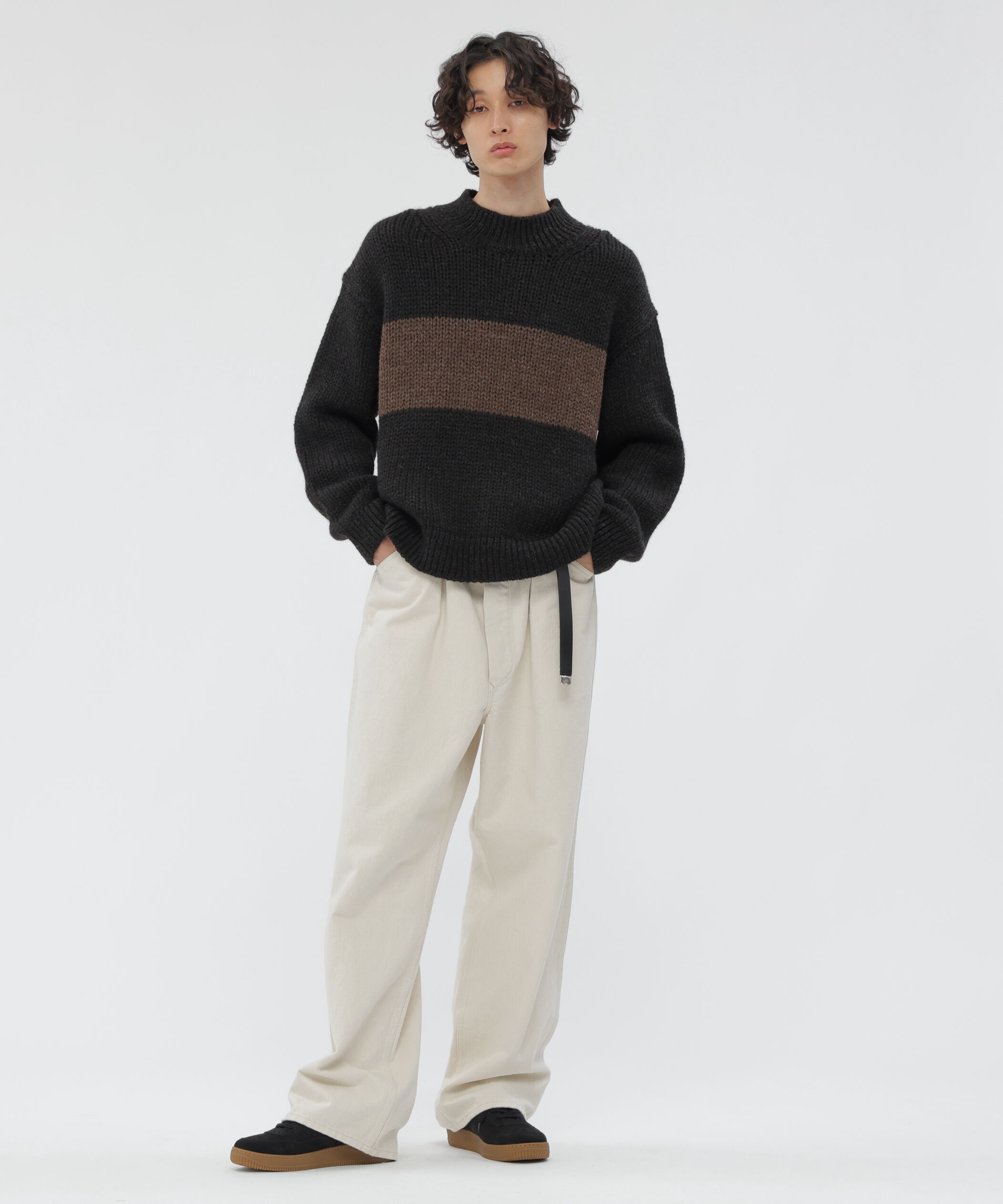 MHL.「NATURAL SPUN WOOL KNITWEAR」|ニット・セーター|