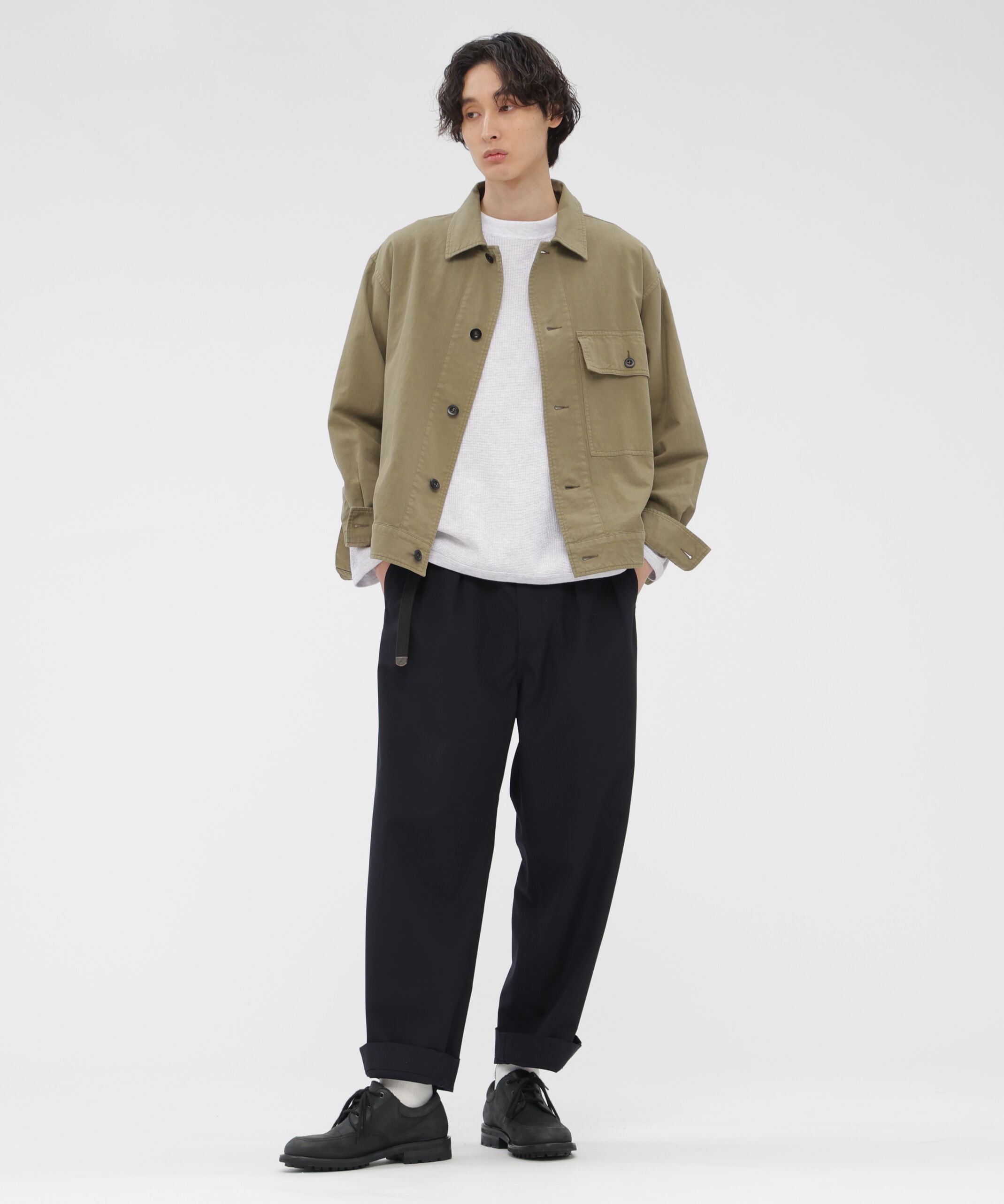MHL.「UNIFORM WOOL POLYESTER TROUSERS」|その他|