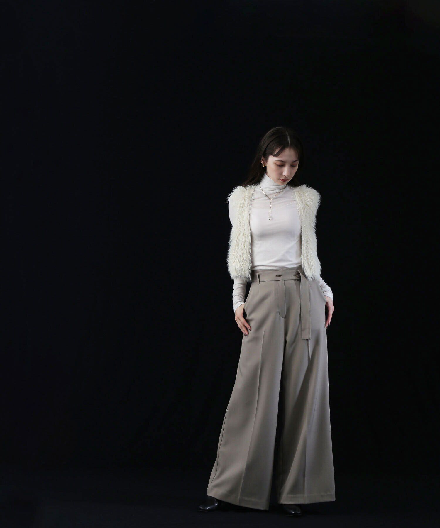  「シアーストレッチカットソーシリーズ タートルネック」|Tシャツ・カットソー|