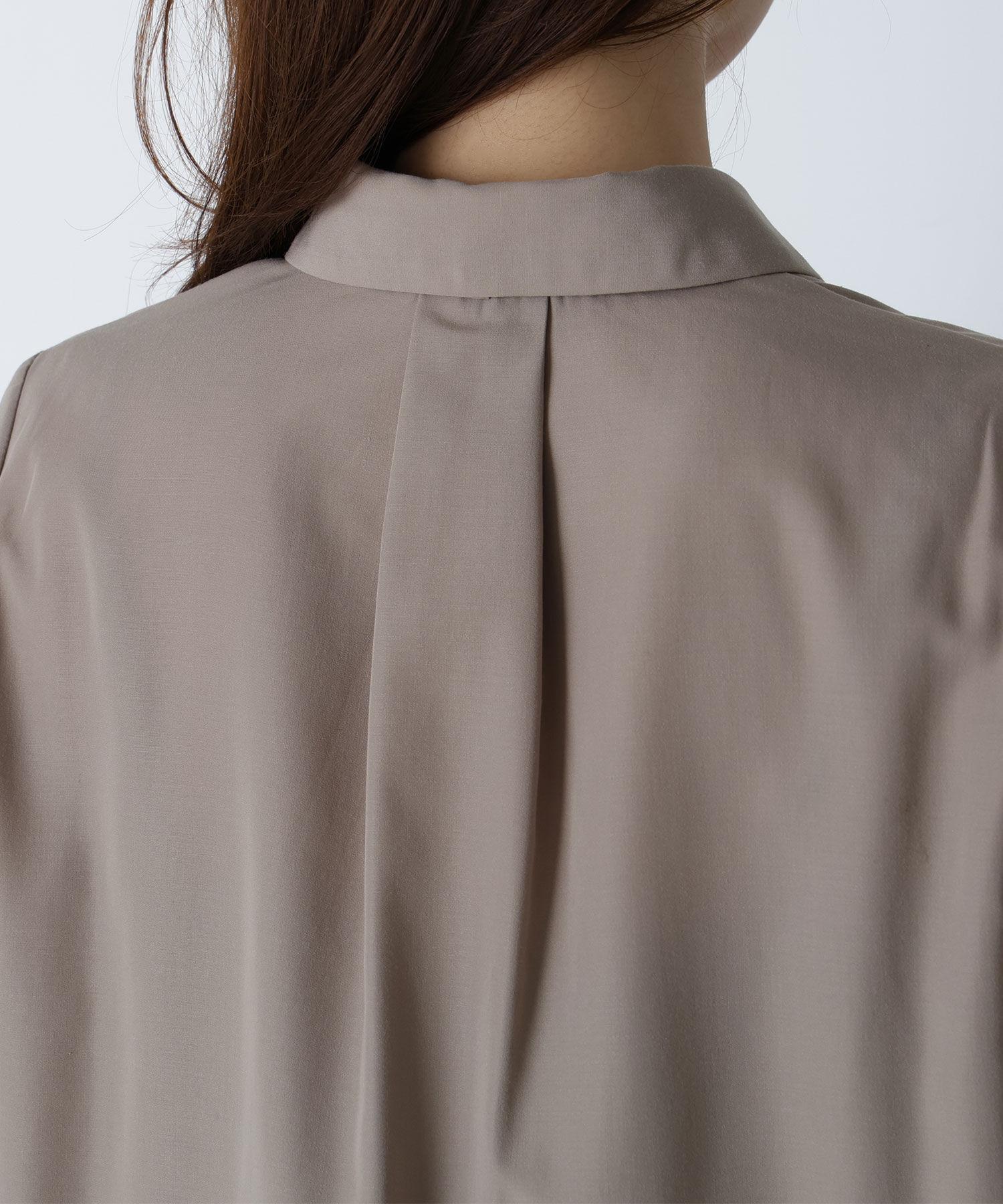  「シャツカラーリボンブラウス」|シャツ・ブラウス|