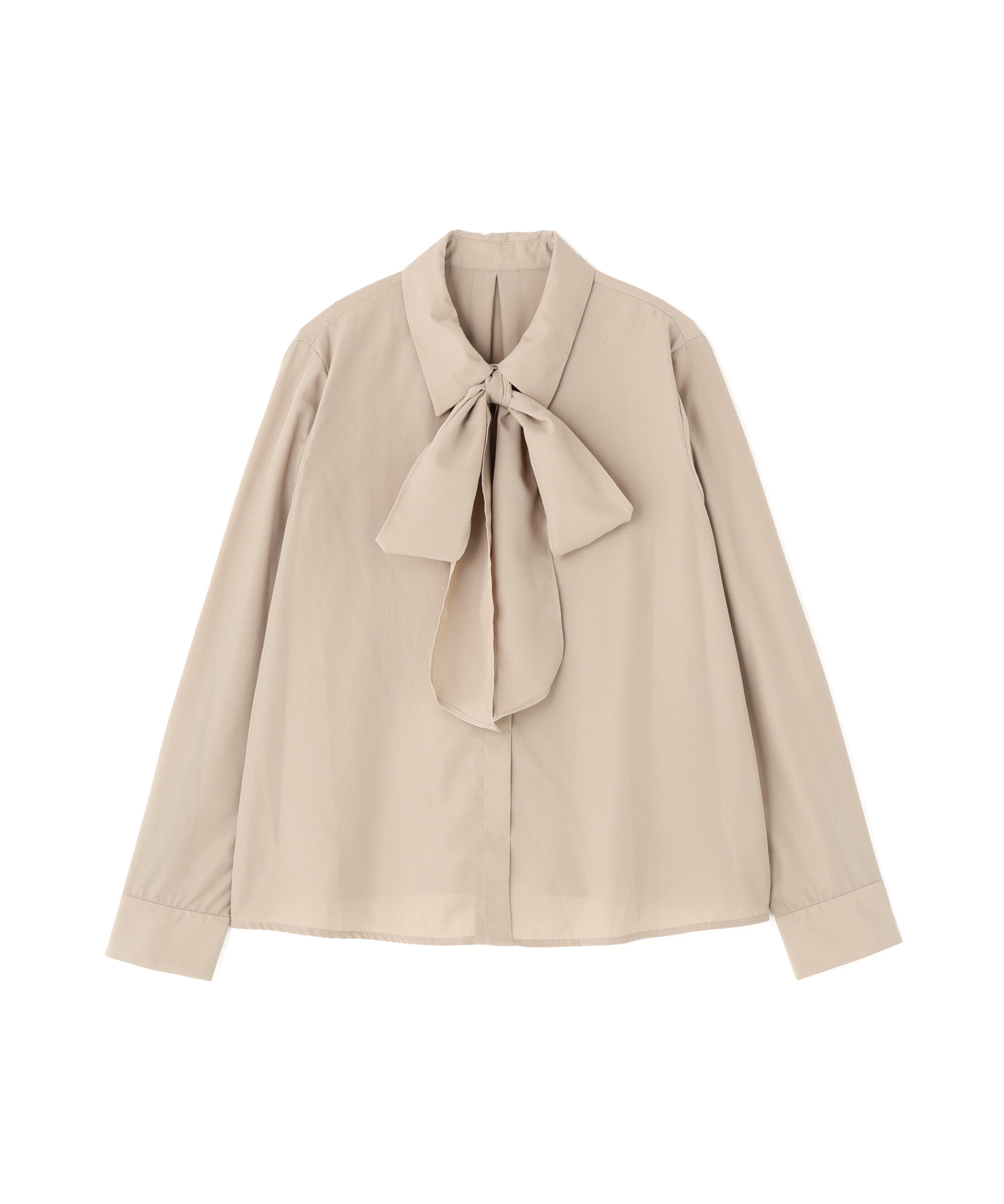  「シャツカラーリボンブラウス」|シャツ・ブラウス|